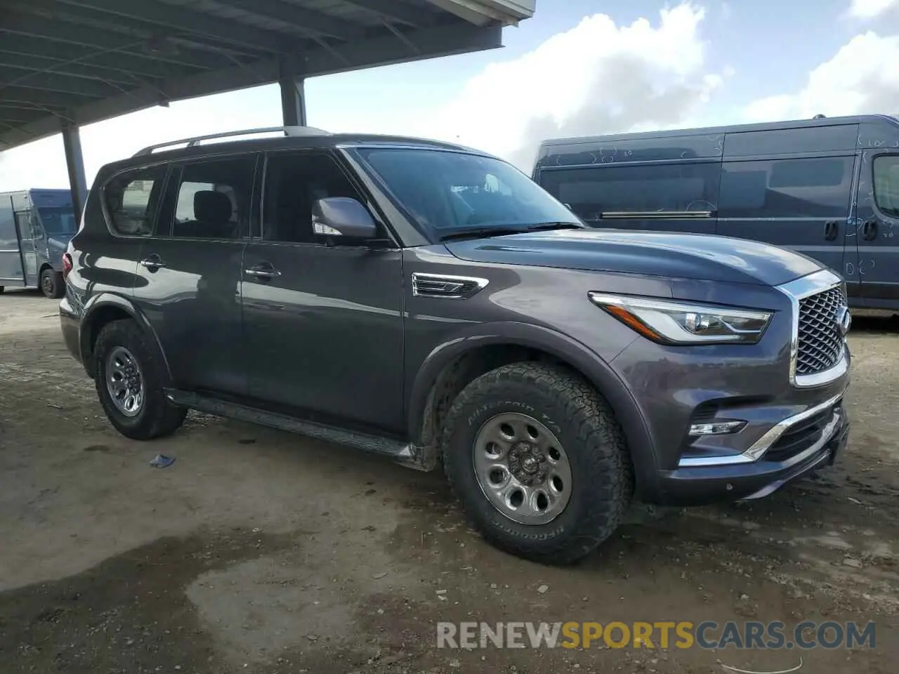 4 Photograph of a damaged car JN8AZ2AE8R9329140 INFINITI QX80 2024