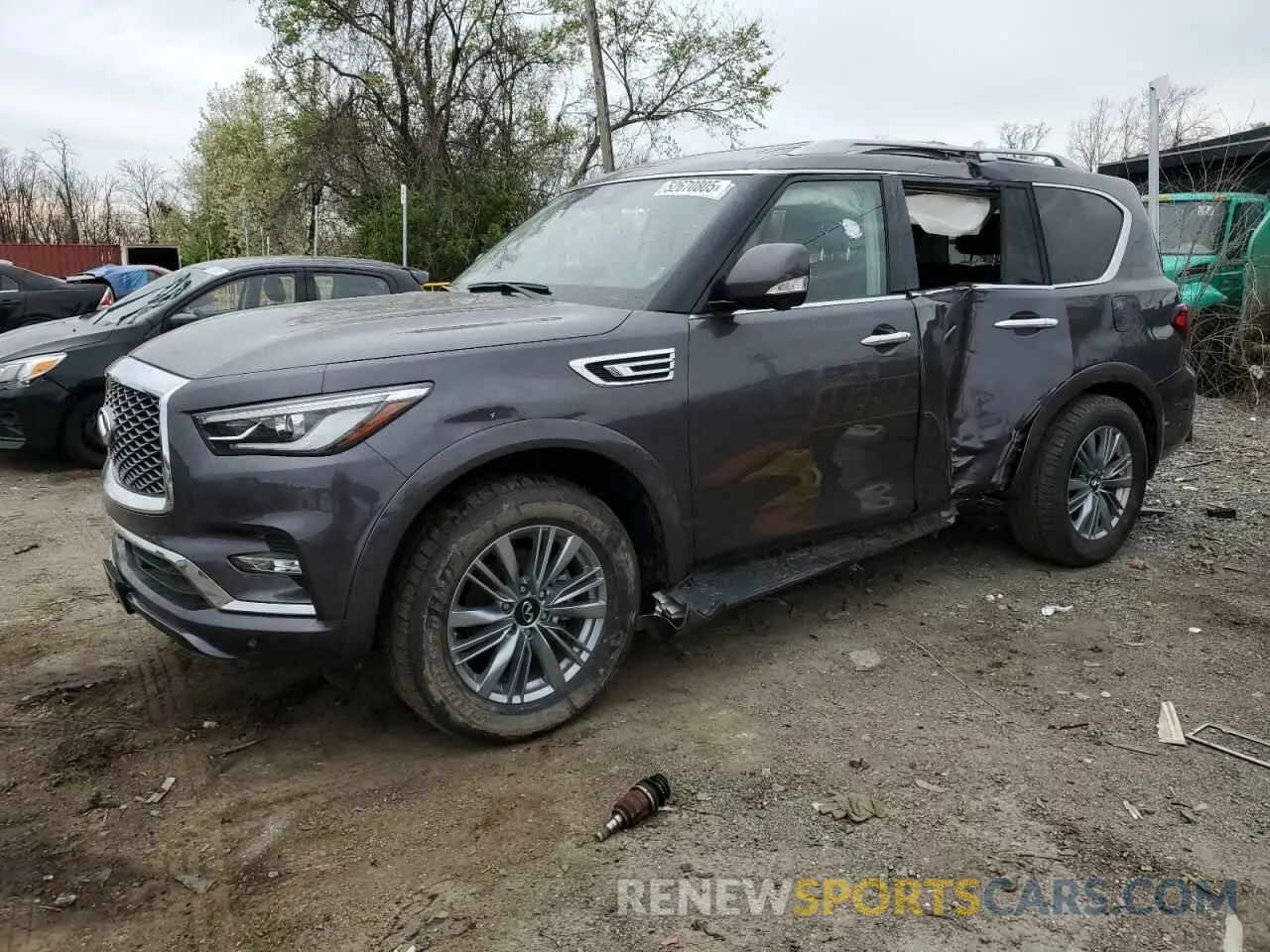 1 Фотография поврежденного автомобиля JN8AZ2AE8R9329431 INFINITI QX80 2024