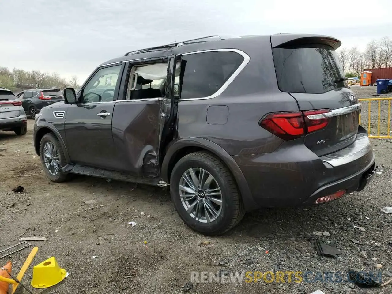 2 Фотография поврежденного автомобиля JN8AZ2AE8R9329431 INFINITI QX80 2024