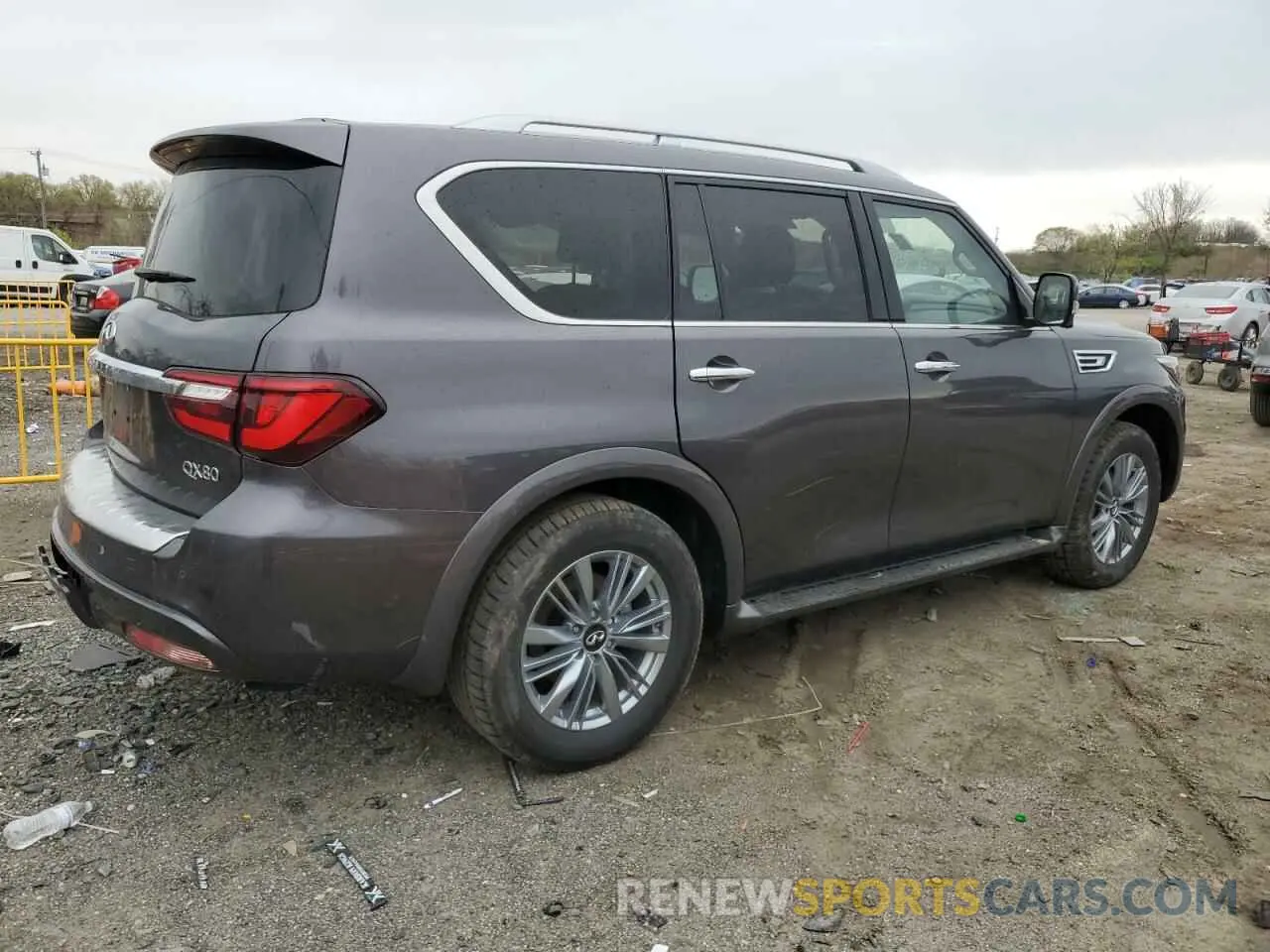 3 Фотография поврежденного автомобиля JN8AZ2AE8R9329431 INFINITI QX80 2024