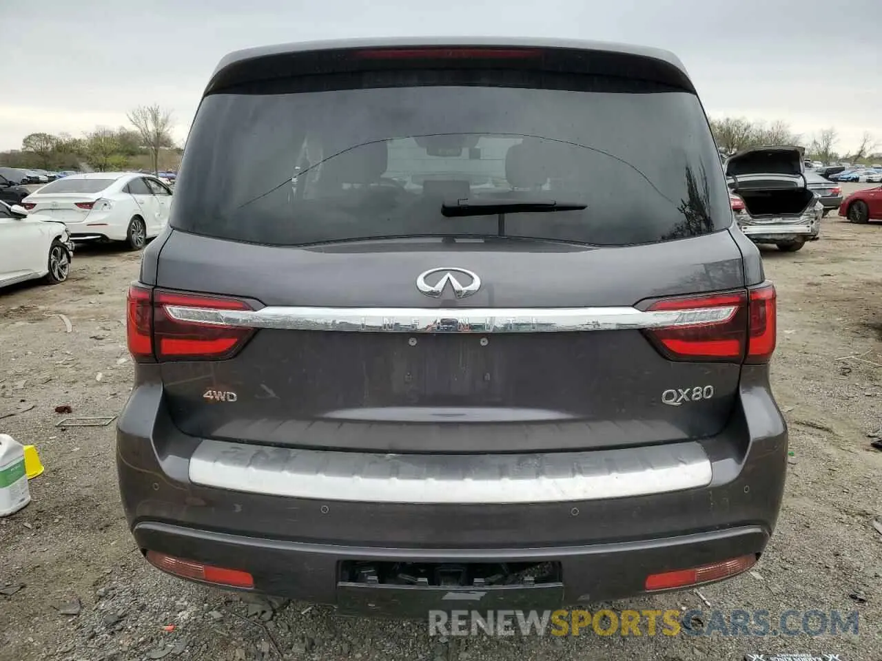 6 Фотография поврежденного автомобиля JN8AZ2AE8R9329431 INFINITI QX80 2024