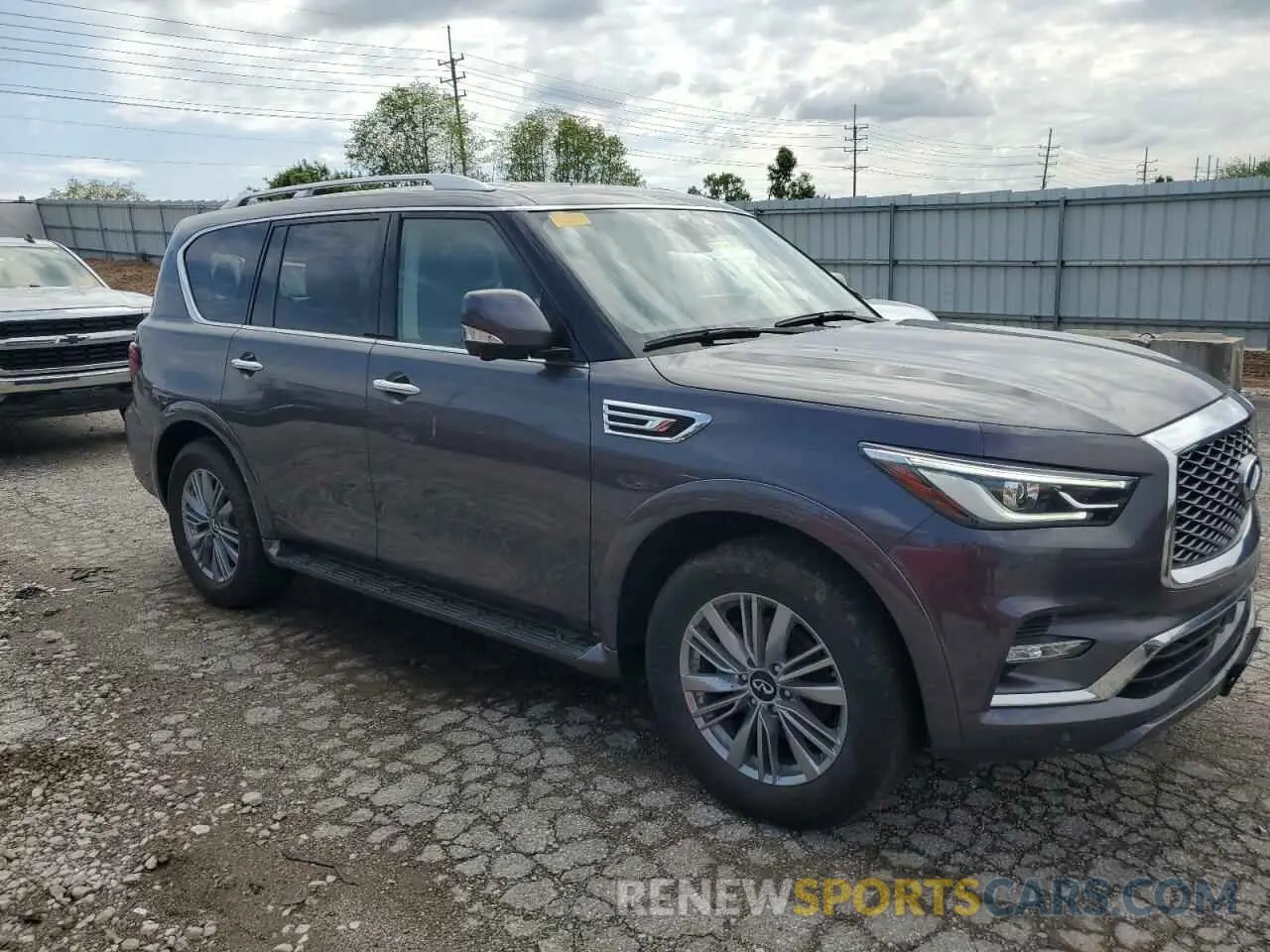 4 Photograph of a damaged car JN8AZ2AEXR9329642 INFINITI QX80 2024