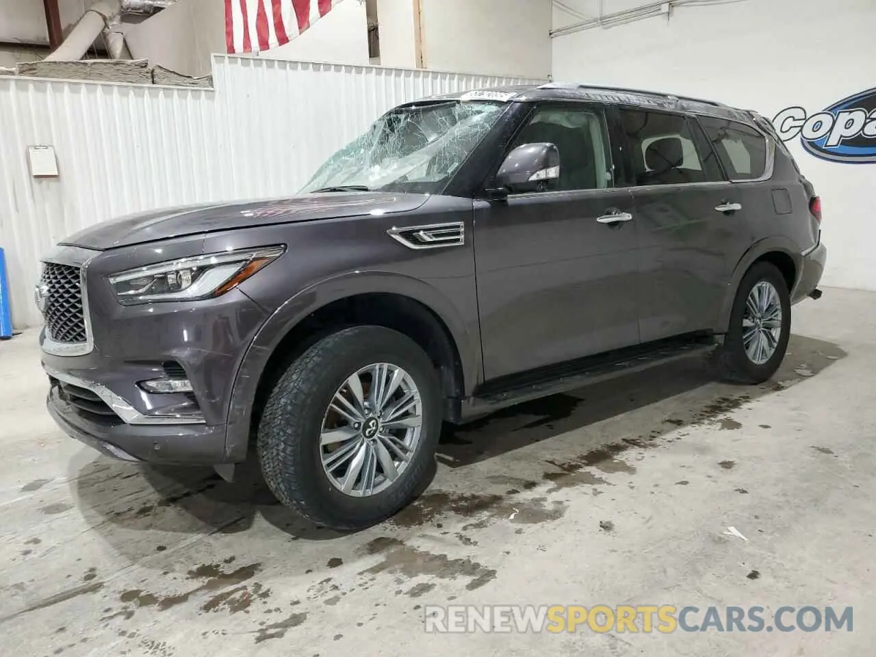 1 Фотография поврежденного автомобиля JN8AZ2AF4R9765203 INFINITI QX80 2024