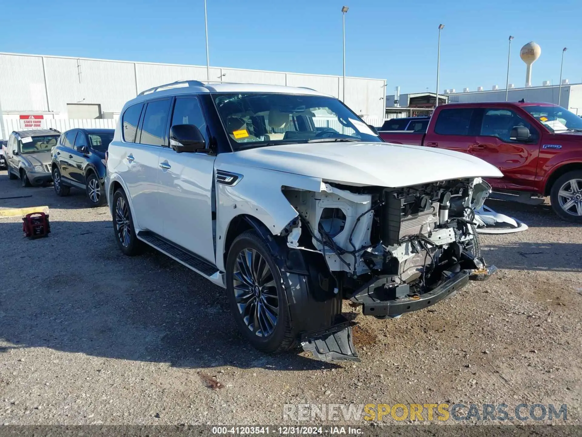 1 Photograph of a damaged car JN8AZ2BE6R9330821 INFINITI QX80 2024