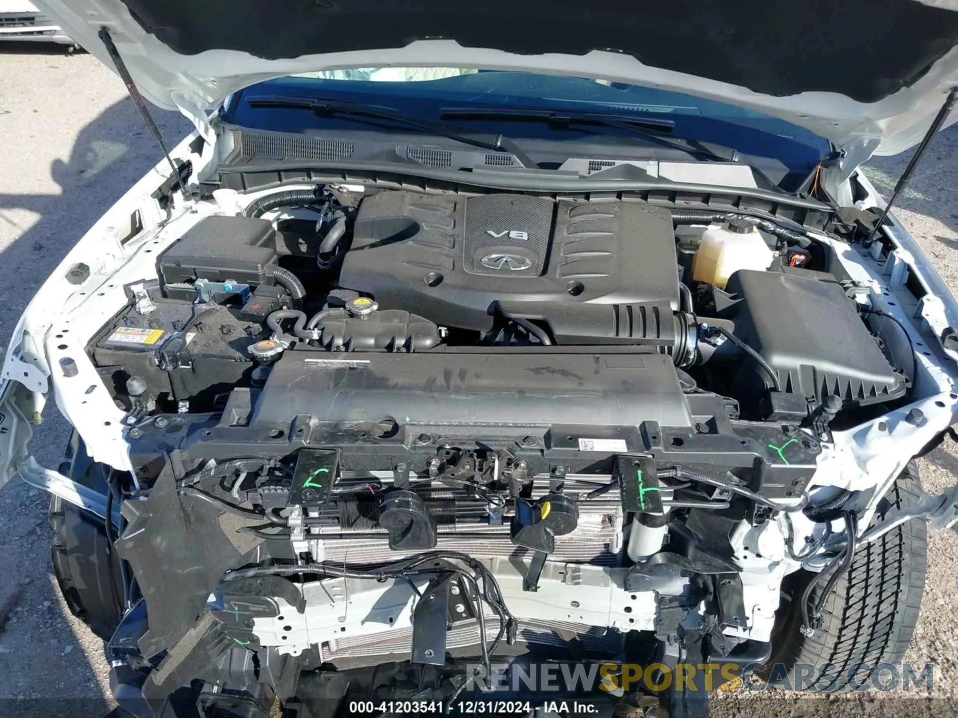 10 Photograph of a damaged car JN8AZ2BE6R9330821 INFINITI QX80 2024