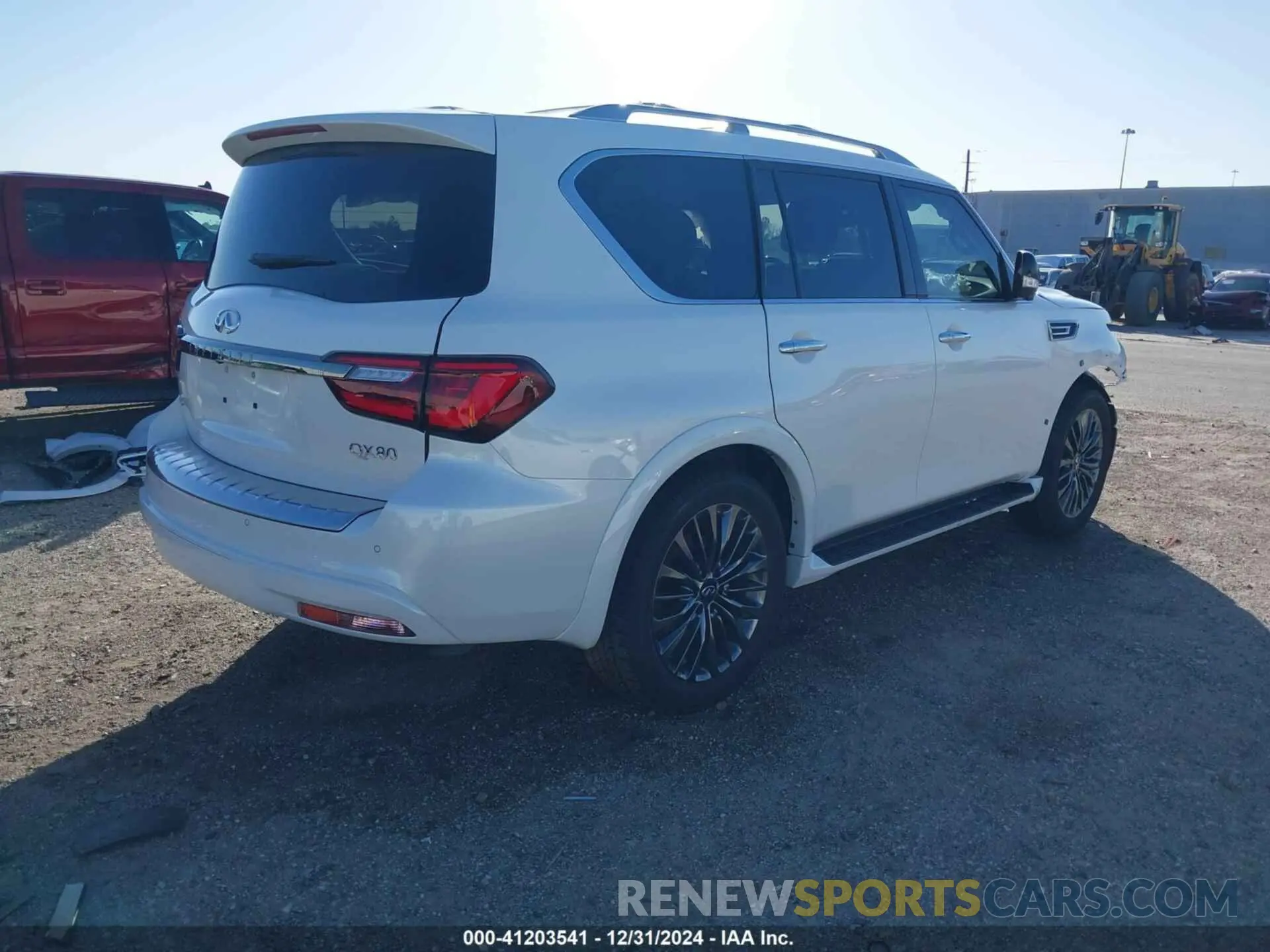 4 Photograph of a damaged car JN8AZ2BE6R9330821 INFINITI QX80 2024