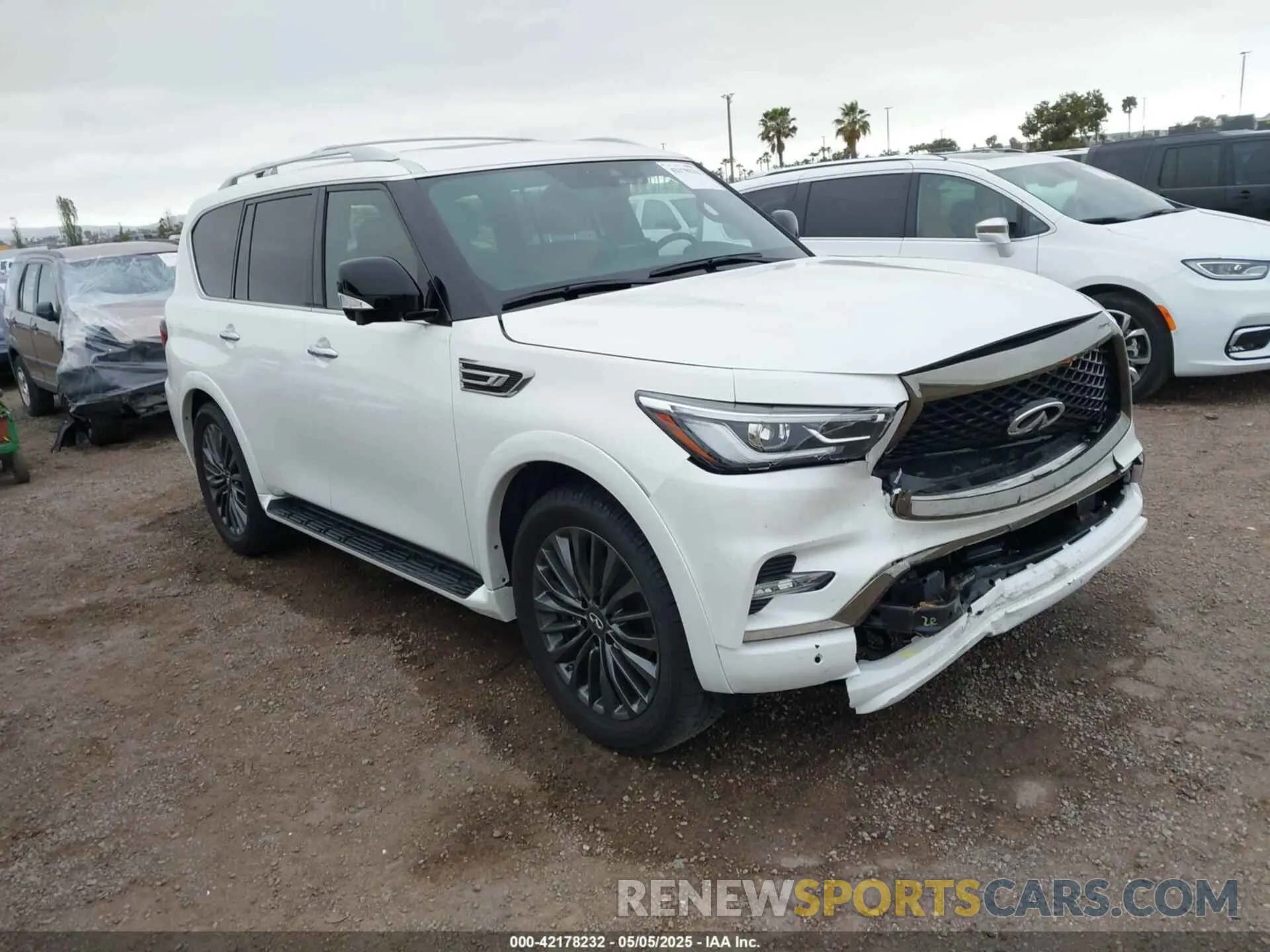 1 Фотография поврежденного автомобиля JN8AZ2BE9R9327413 INFINITI QX80 2024