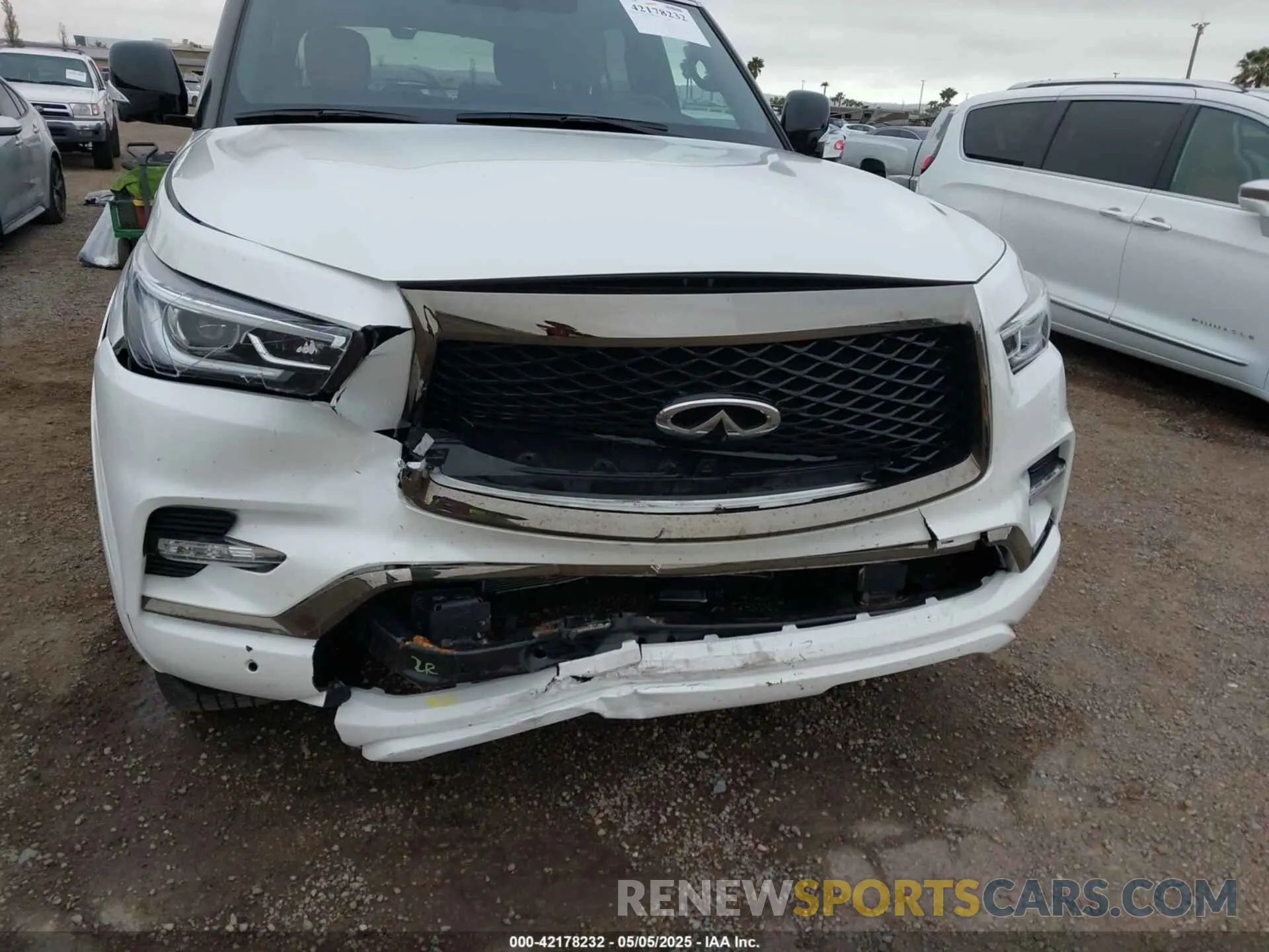 6 Фотография поврежденного автомобиля JN8AZ2BE9R9327413 INFINITI QX80 2024