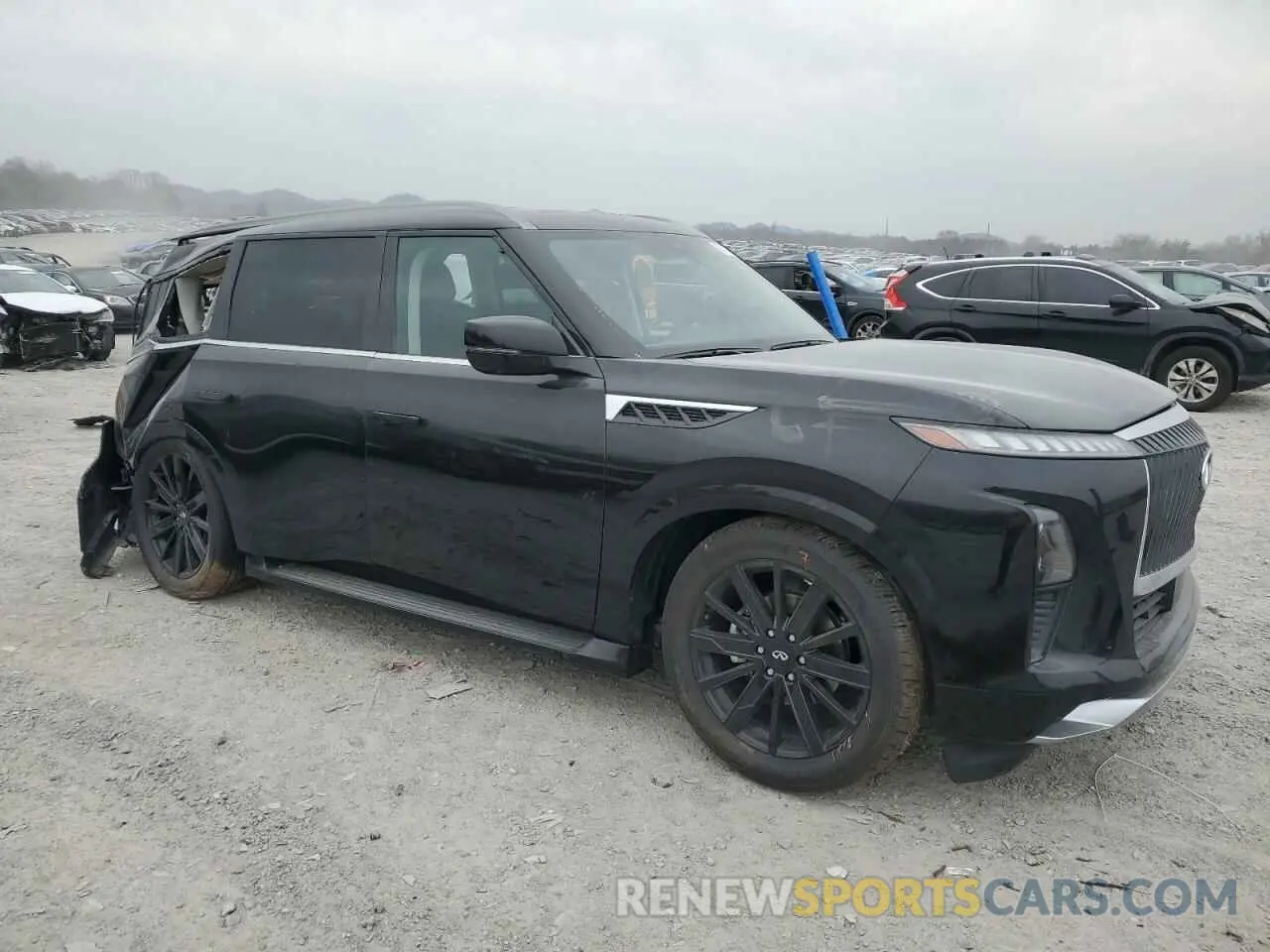 4 Фотография поврежденного автомобиля JN8AZ3BB4S9400172 INFINITI QX80 2025