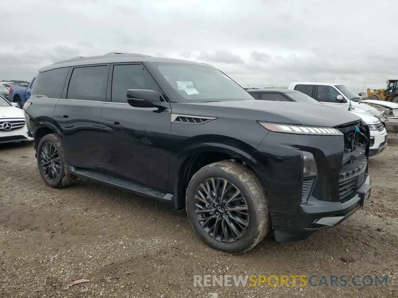 4 Фотография поврежденного автомобиля JN8AZ3CC3S9600385 INFINITI QX80 AUTOG 2025