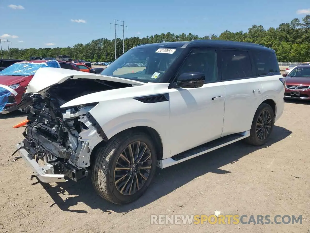 1 Фотография поврежденного автомобиля JN8AZ3CCXS9601470 INFINITI QX80 AUTOG 2025