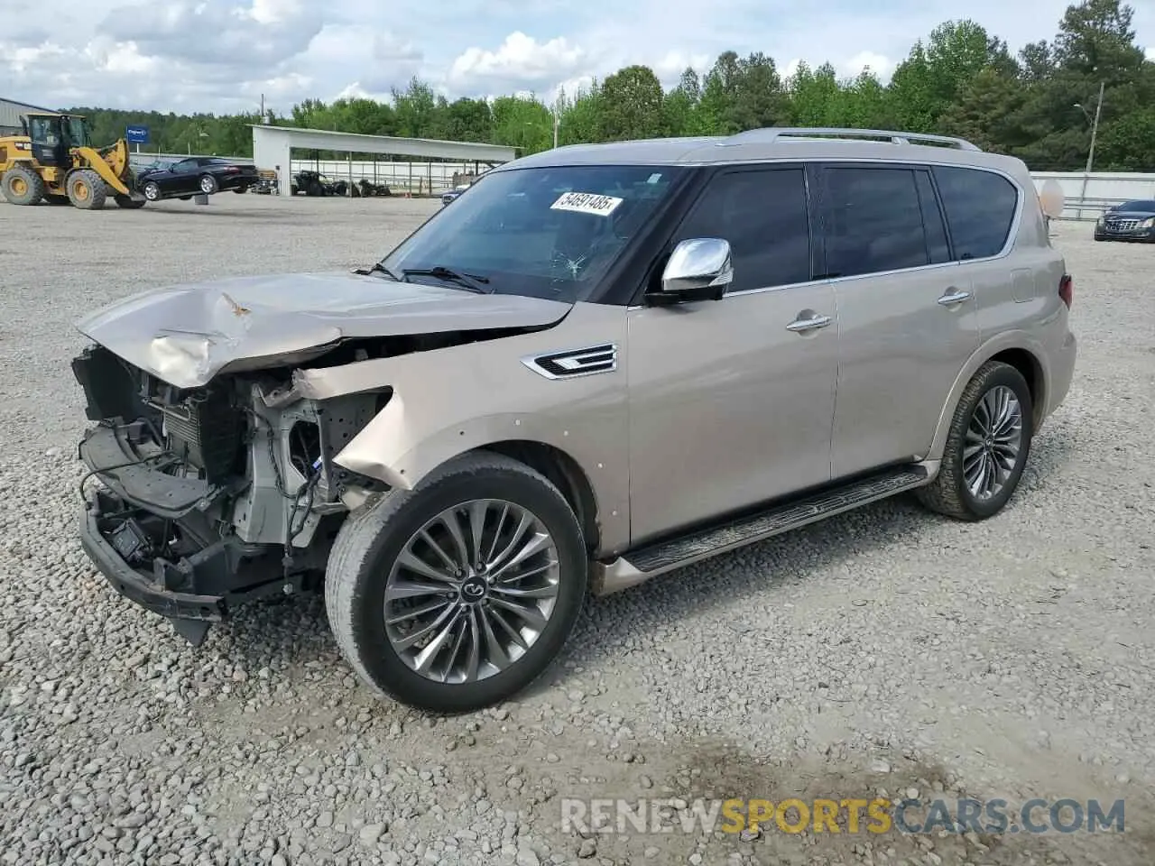 1 Фотография поврежденного автомобиля JN8AZ2BE3M9267380 INFINITI QX80 SENSO 2021
