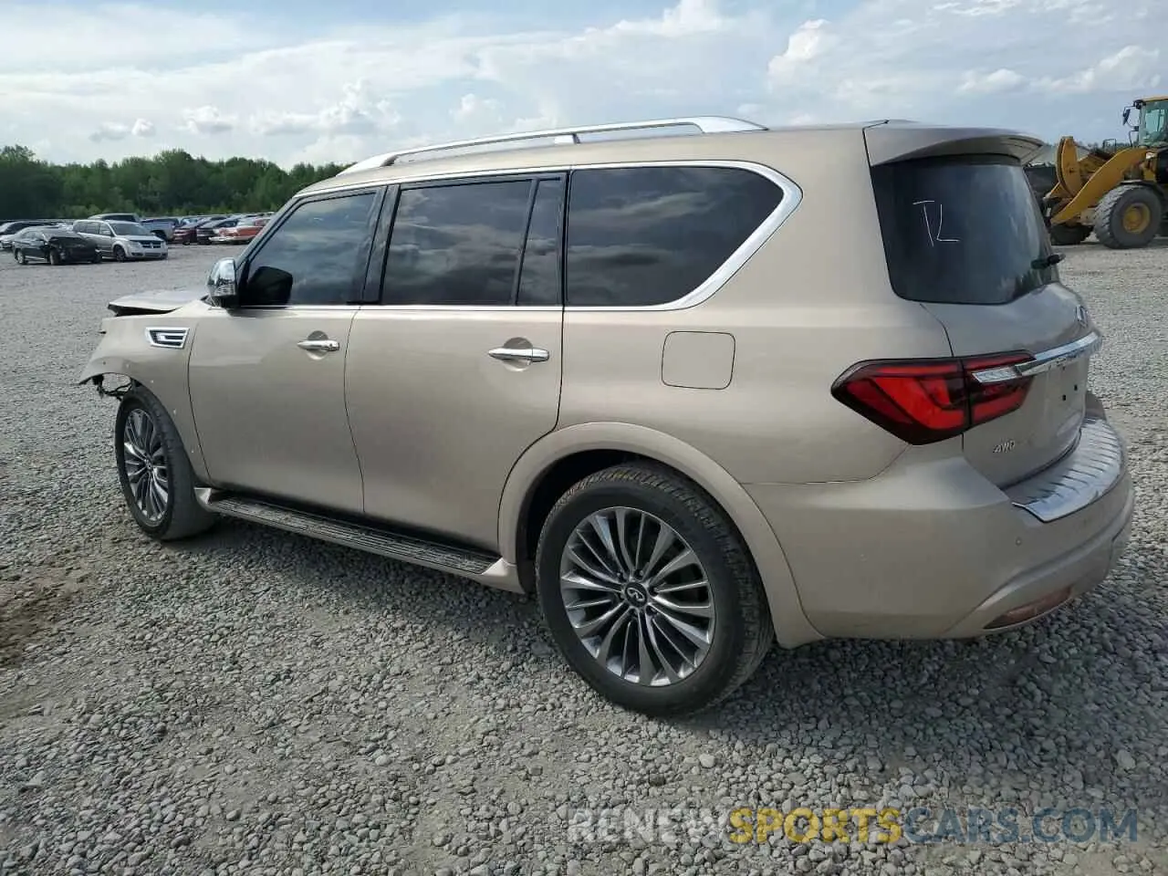2 Фотография поврежденного автомобиля JN8AZ2BE3M9267380 INFINITI QX80 SENSO 2021