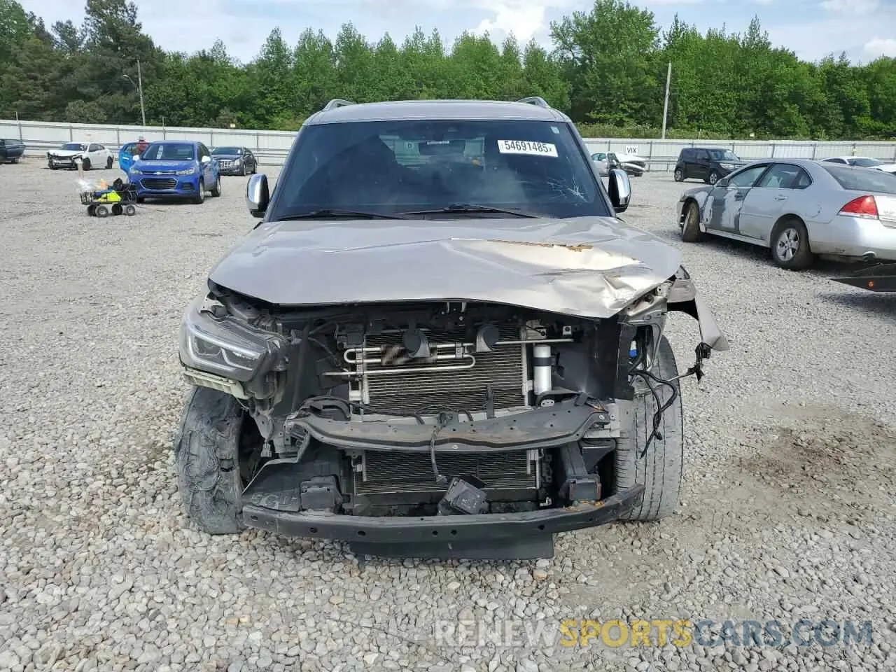 5 Фотография поврежденного автомобиля JN8AZ2BE3M9267380 INFINITI QX80 SENSO 2021