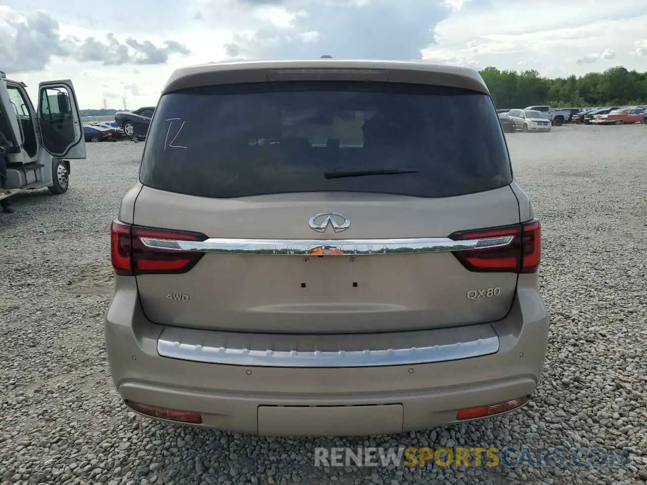 6 Фотография поврежденного автомобиля JN8AZ2BE3M9267380 INFINITI QX80 SENSO 2021