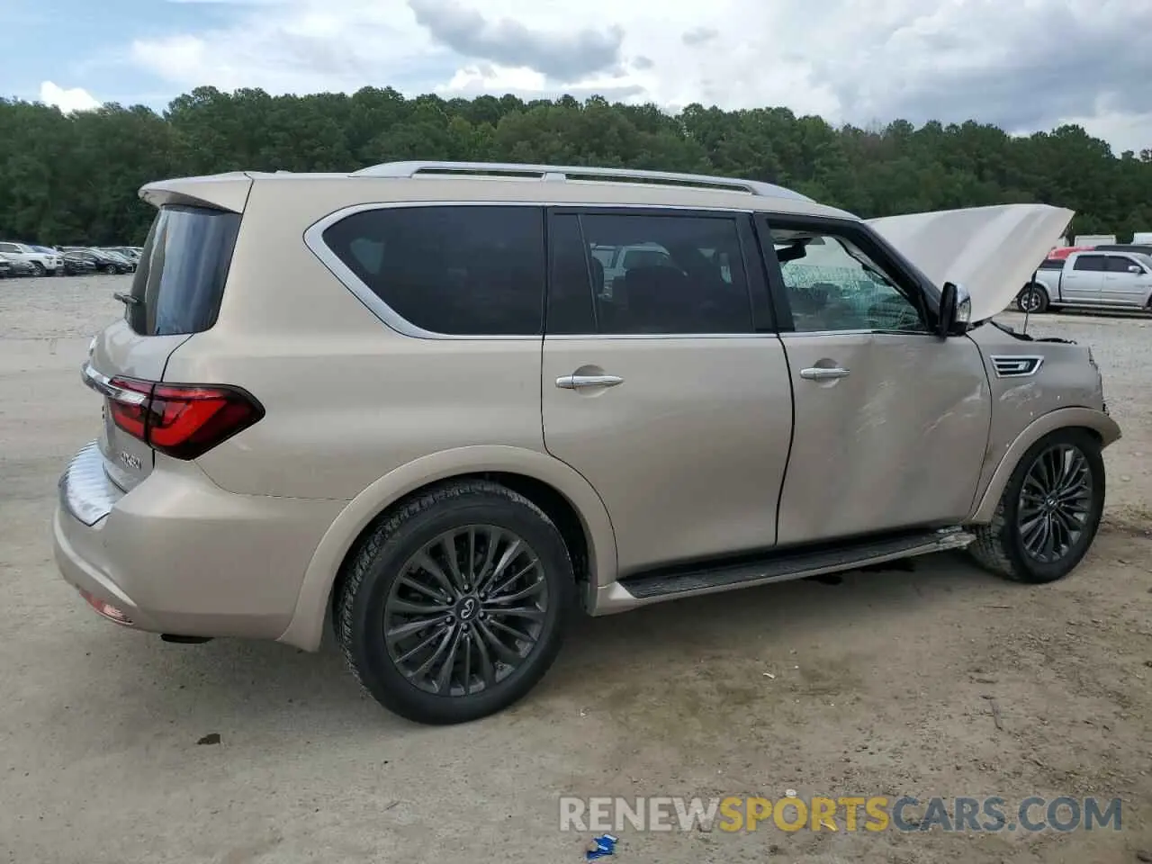 3 Фотография поврежденного автомобиля JN8AZ2BF0P9757188 INFINITI QX80 SENSO 2023