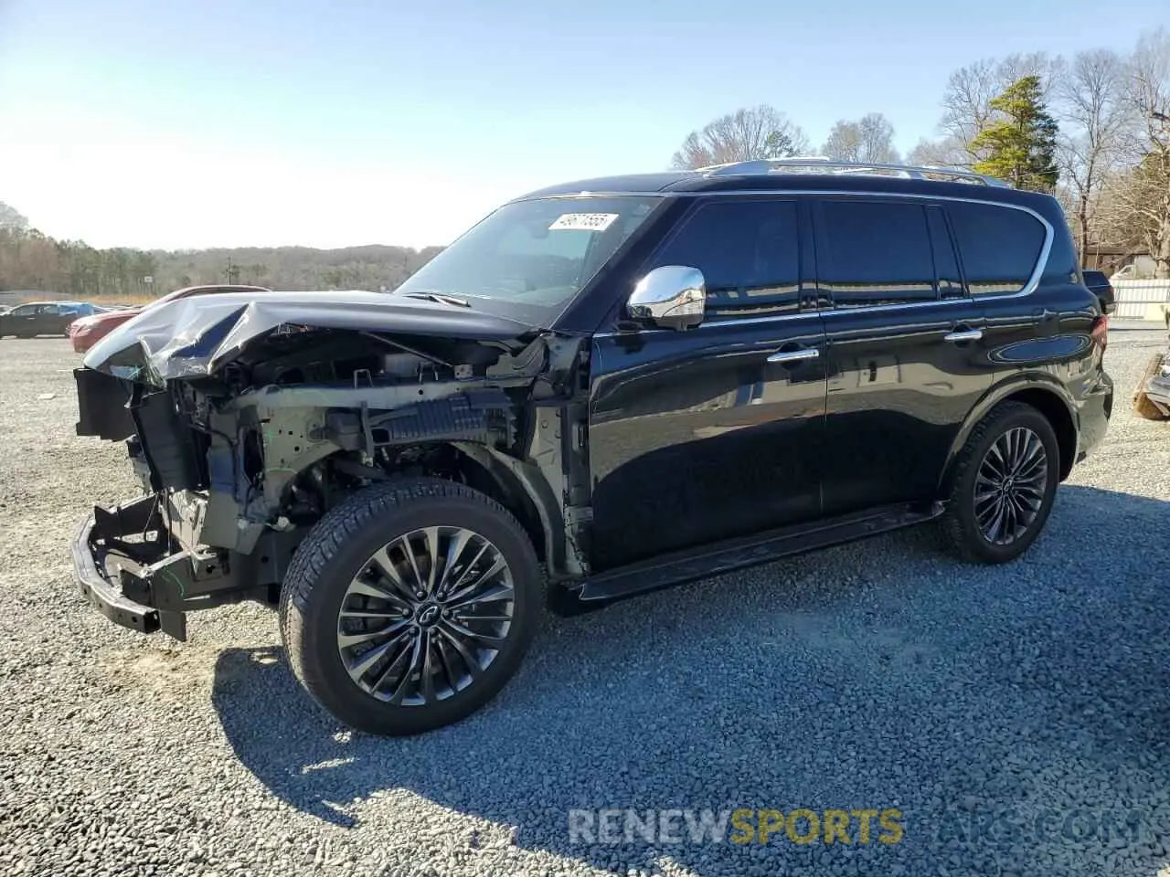 1 Photograph of a damaged car JN8AZ2BE4R9326458 INFINITI QX80 SENSO 2024