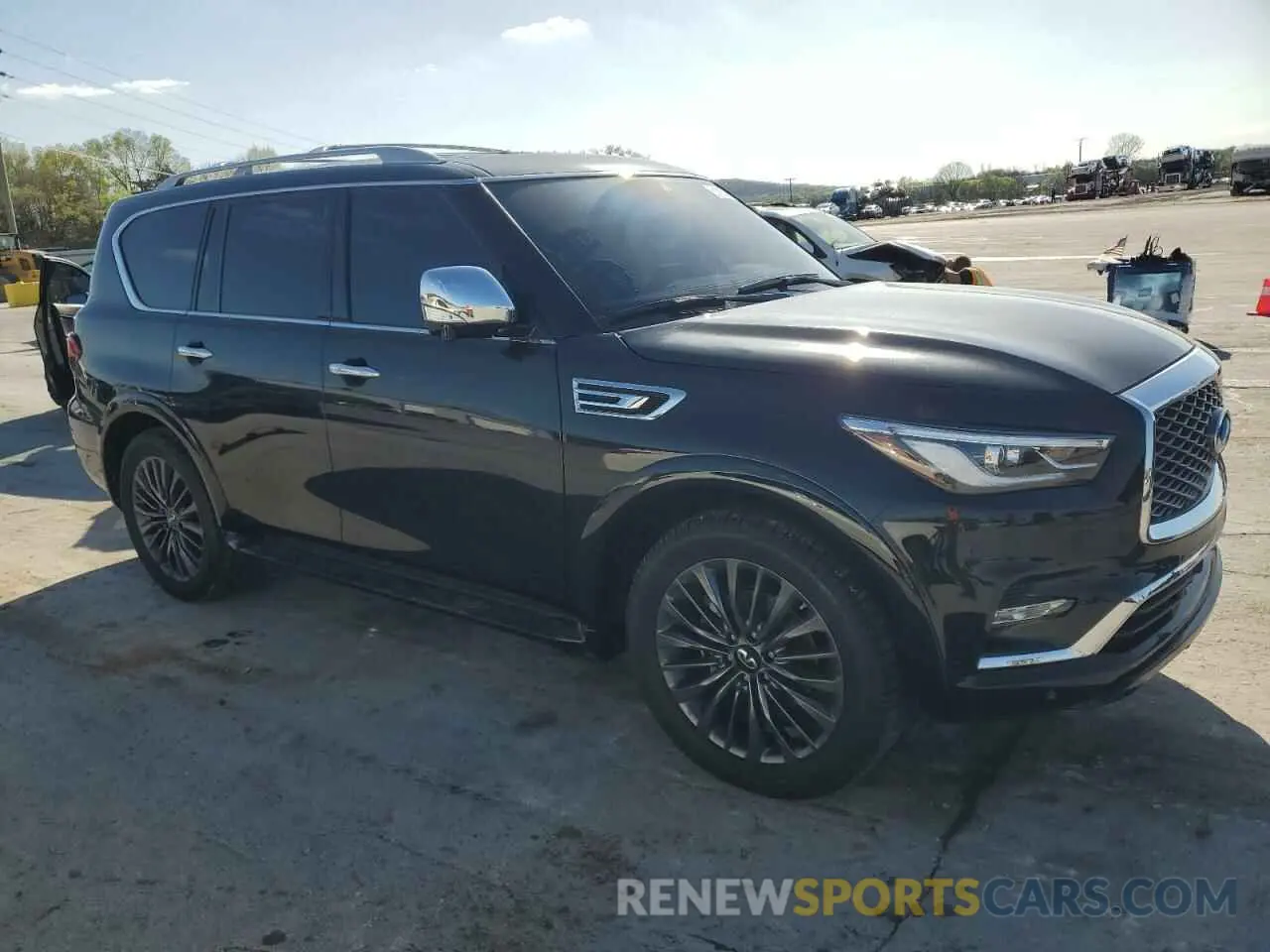 4 Photograph of a damaged car JN8AZ2BE9R9331493 INFINITI QX80 SENSO 2024