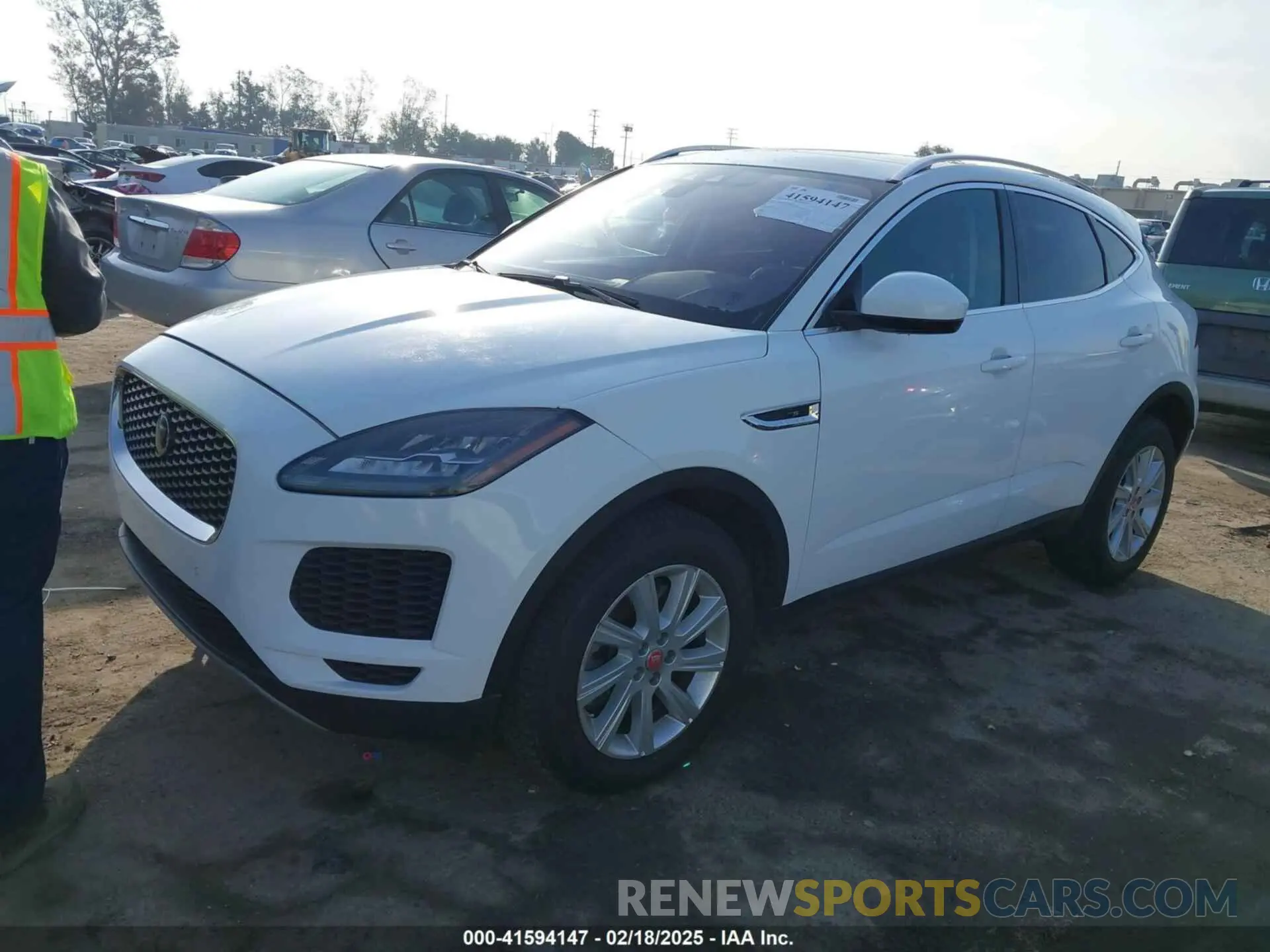 2 Photograph of a damaged car SADFJ2FX1K1Z38954 JAGUAR E-PACE 2019
