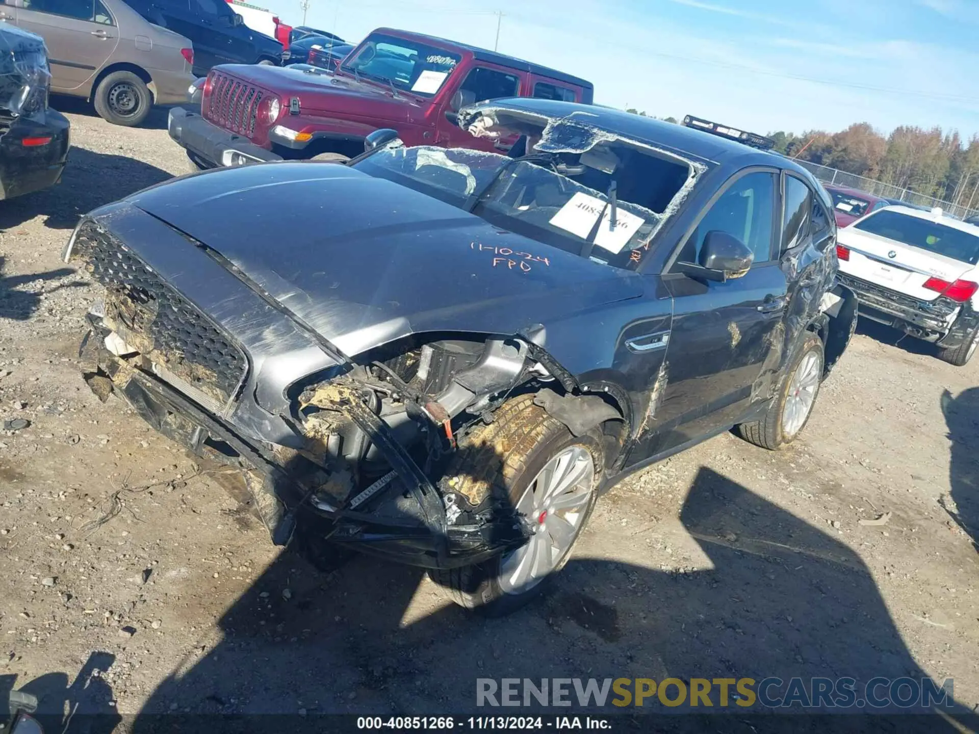 2 Photograph of a damaged car SADFP2FX7K1Z43185 JAGUAR E-PACE 2019