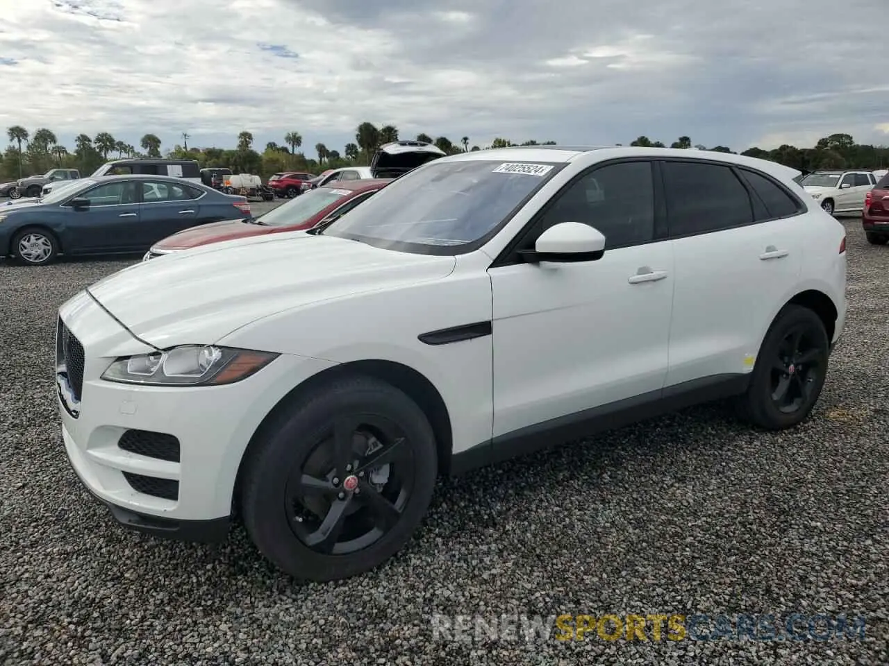 1 Фотография поврежденного автомобиля SADCJ2FX0KA354600 JAGUAR F-PACE 2019