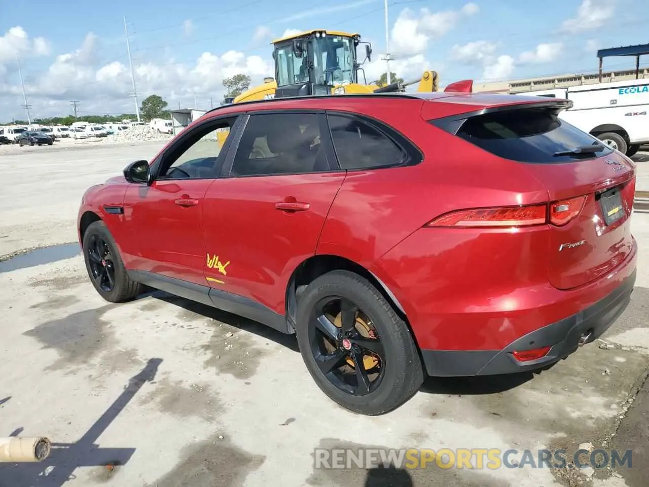 2 Photograph of a damaged car SADCJ2FX0KA397415 JAGUAR F-PACE 2019