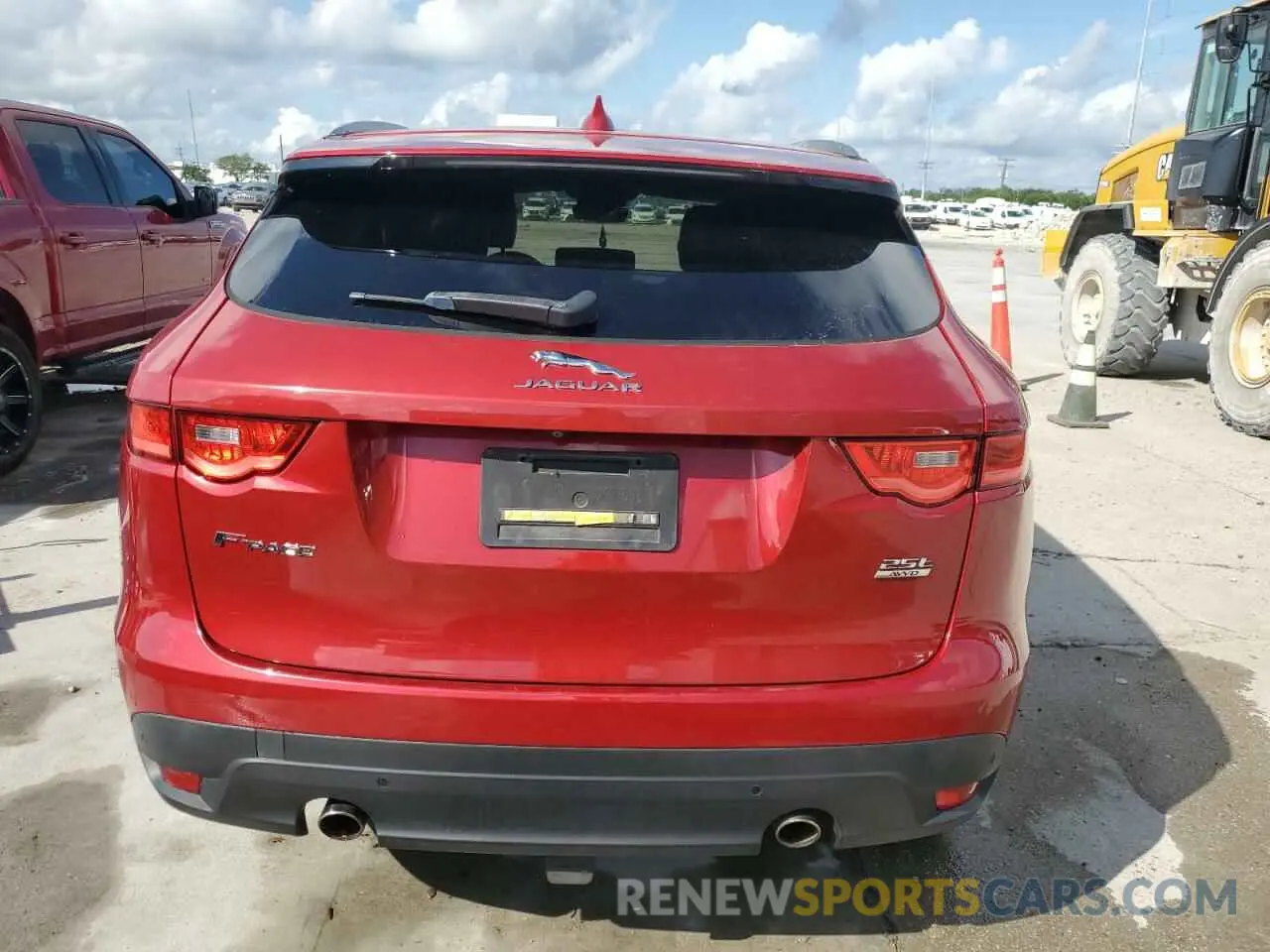 6 Photograph of a damaged car SADCJ2FX0KA397415 JAGUAR F-PACE 2019