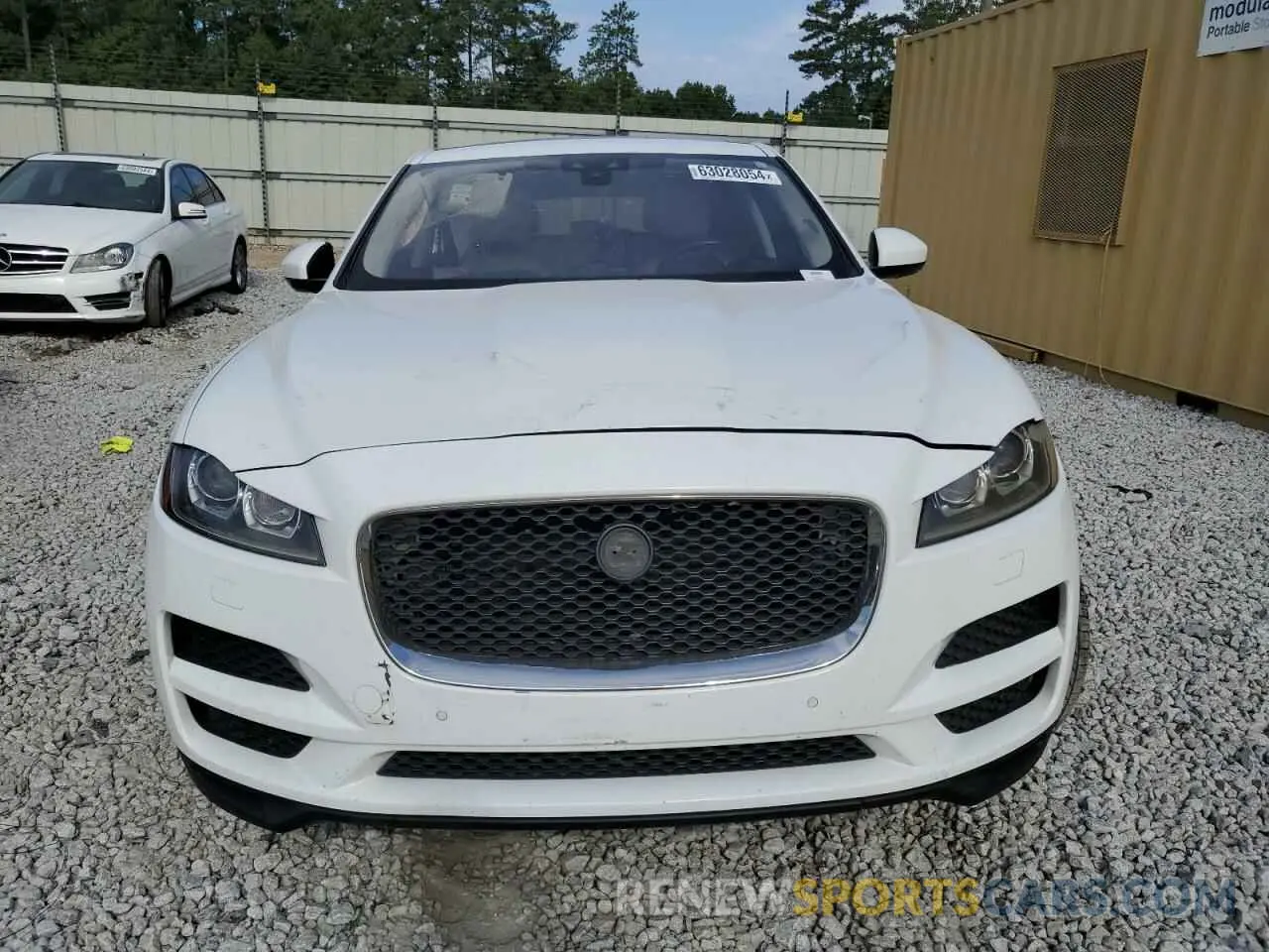 5 Фотография поврежденного автомобиля SADCJ2FX4KA608163 JAGUAR F-PACE 2019