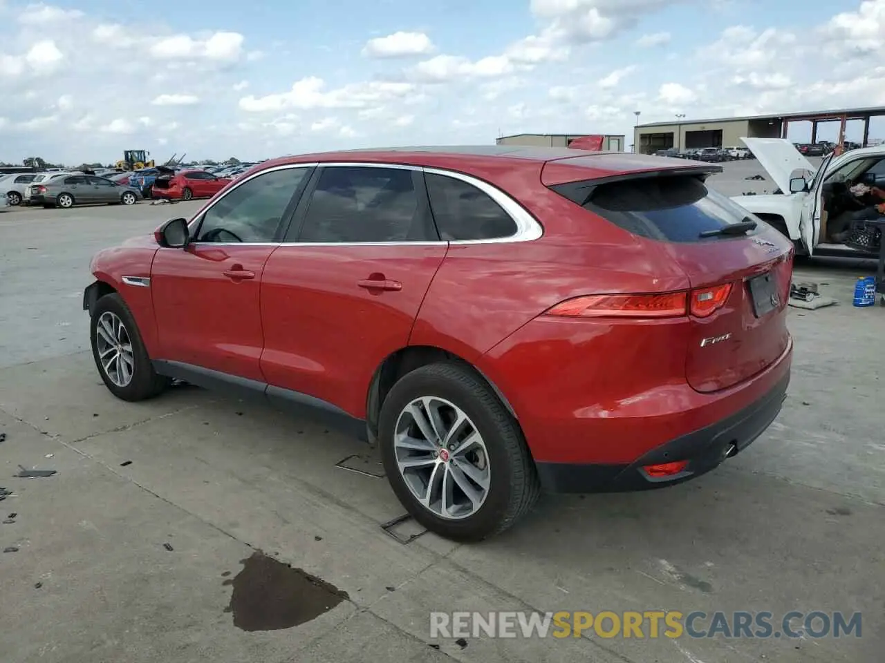 2 Фотография поврежденного автомобиля SADCJ2FX5KA611766 JAGUAR F-PACE 2019