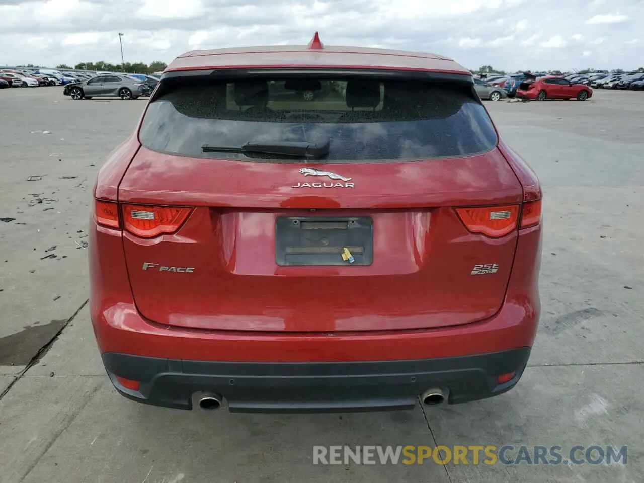 6 Фотография поврежденного автомобиля SADCJ2FX5KA611766 JAGUAR F-PACE 2019