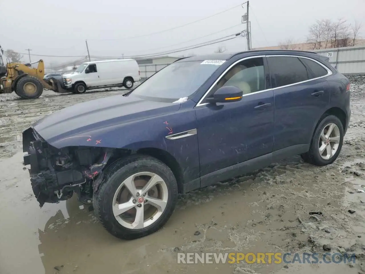 1 Photograph of a damaged car SADCJ2FX6KA368632 JAGUAR F-PACE 2019