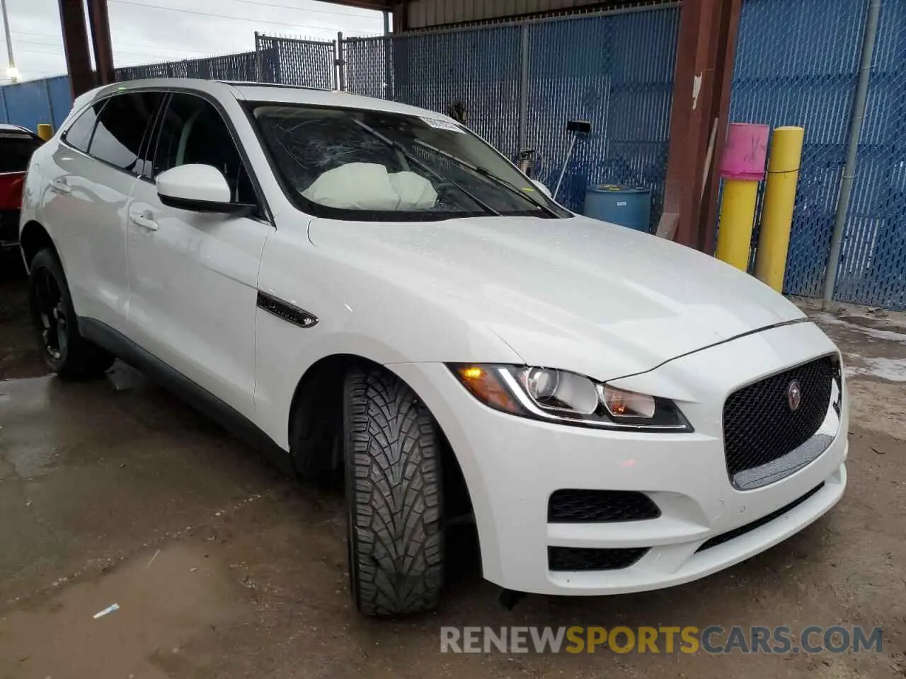 1 Photograph of a damaged car SADCJ2FX9KA392407 JAGUAR F-PACE 2019