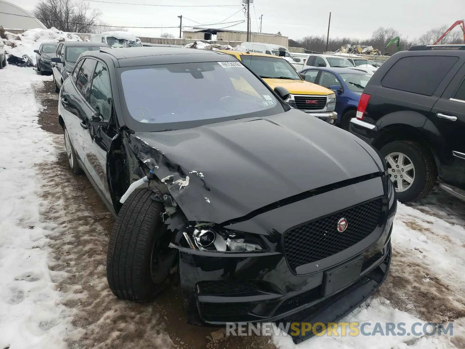 1 Photograph of a damaged car SADCJ2FXXKA601752 JAGUAR F-PACE 2019