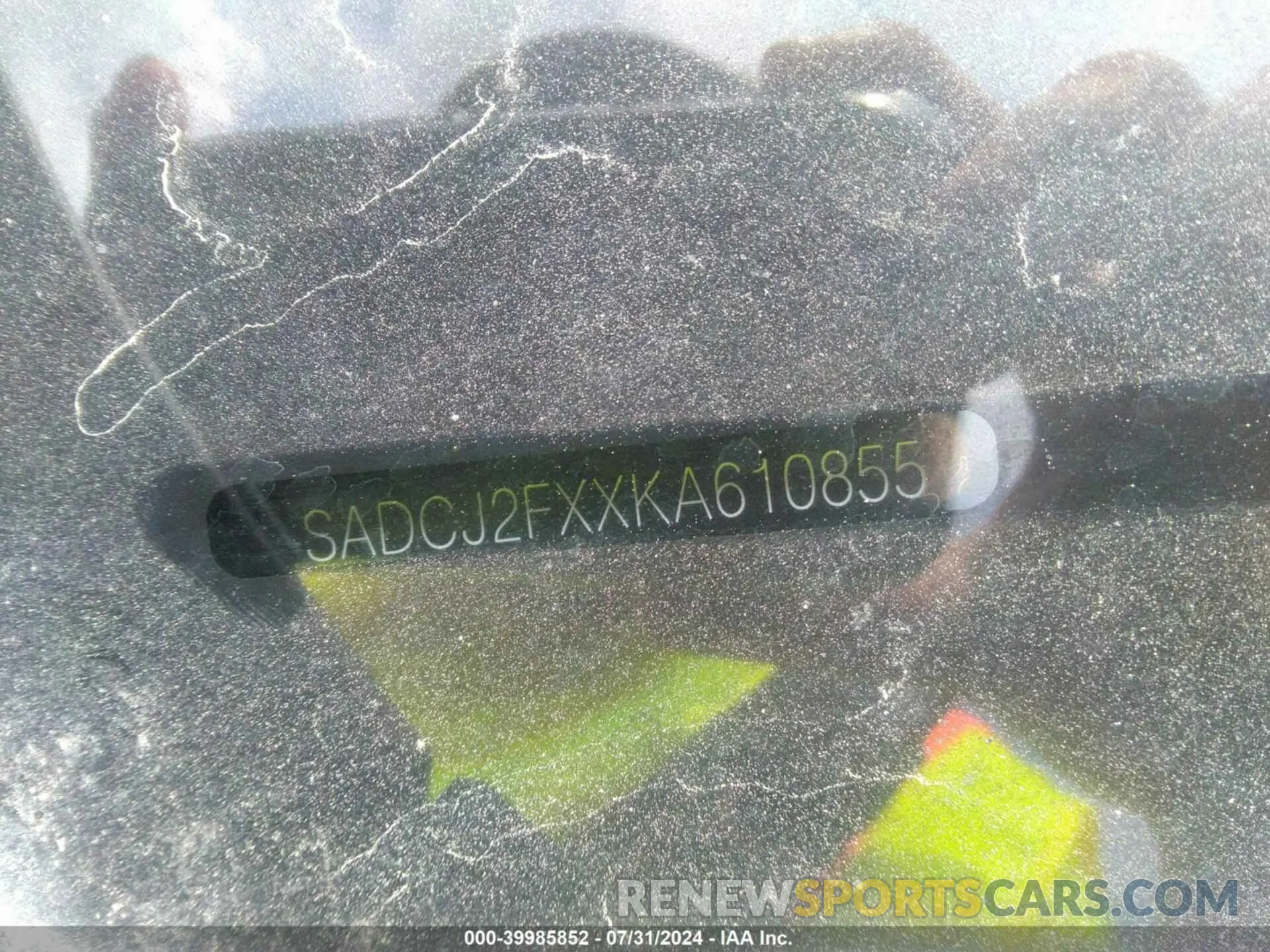 9 Фотография поврежденного автомобиля SADCJ2FXXKA610855 JAGUAR F-PACE 2019