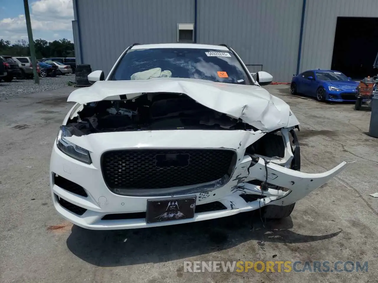 5 Photograph of a damaged car SADCK2FX4KA354970 JAGUAR F-PACE 2019