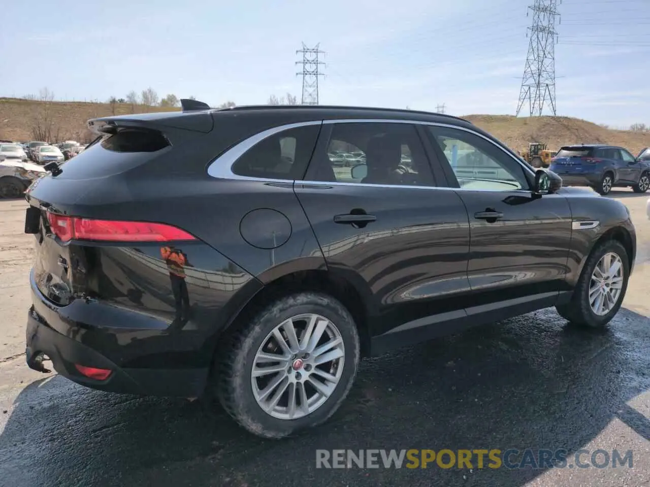 3 Фотография поврежденного автомобиля SADCK2FX8KA397627 JAGUAR F-PACE 2019