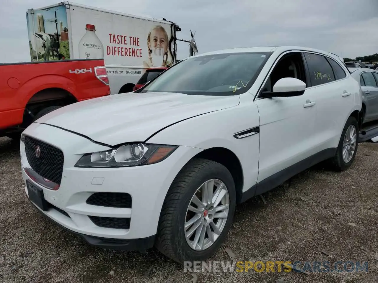 2 Photograph of a damaged car SADCK2GX3KA393872 JAGUAR F-PACE 2019