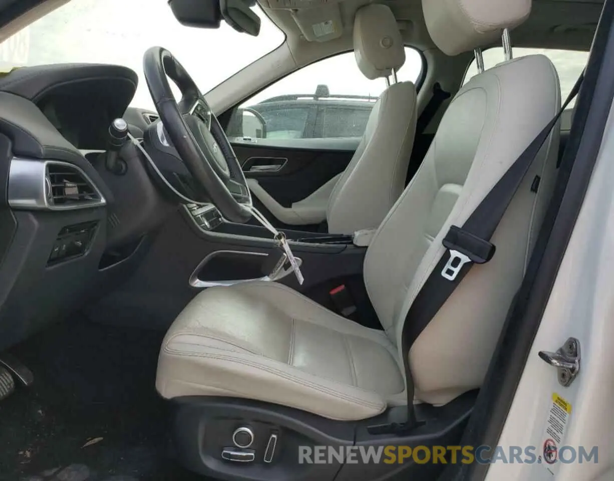 7 Фотография поврежденного автомобиля SADCK2GX4KA396800 JAGUAR F-PACE 2019