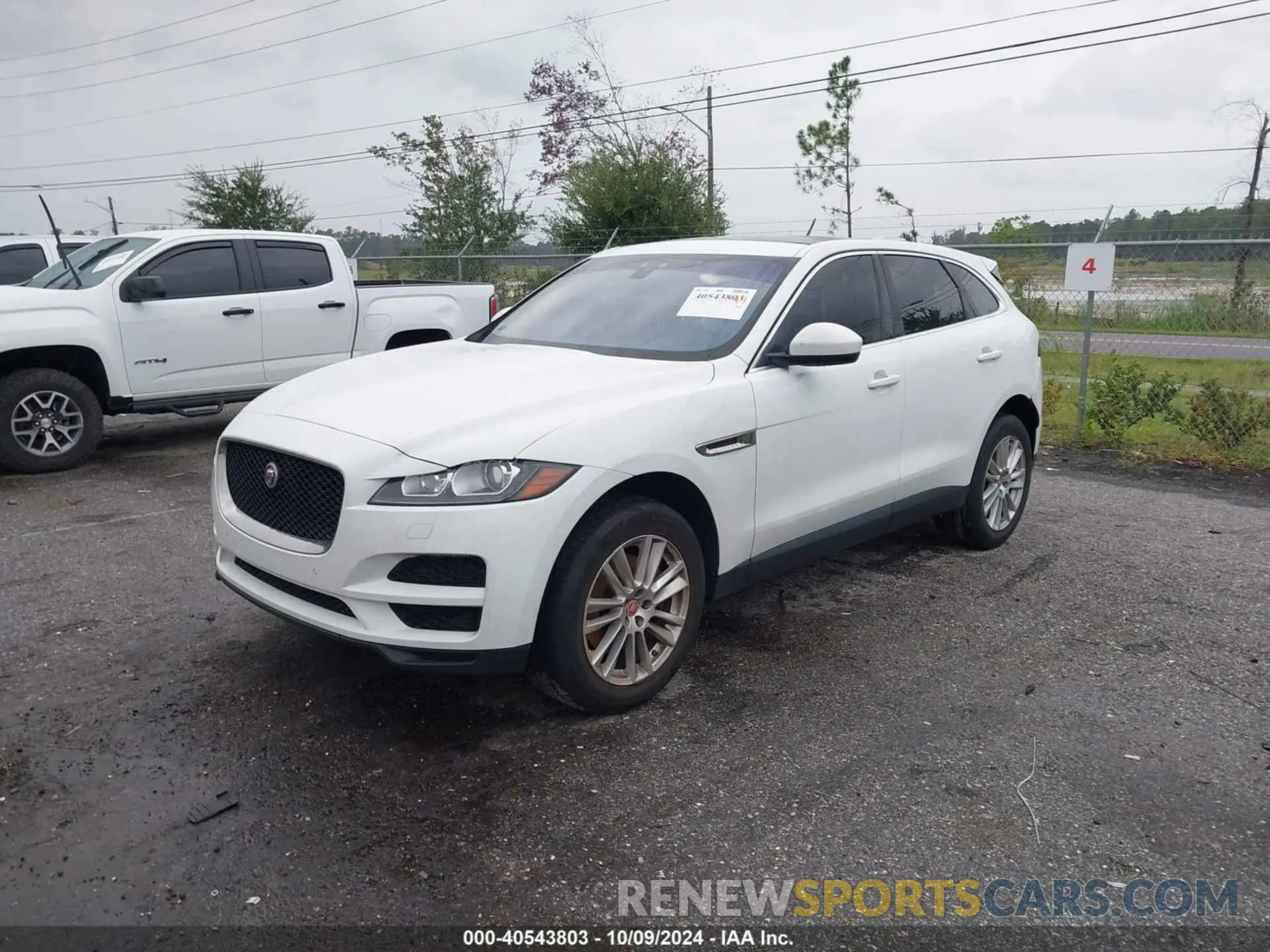 2 Фотография поврежденного автомобиля SADCK2GX6KA390884 JAGUAR F-PACE 2019