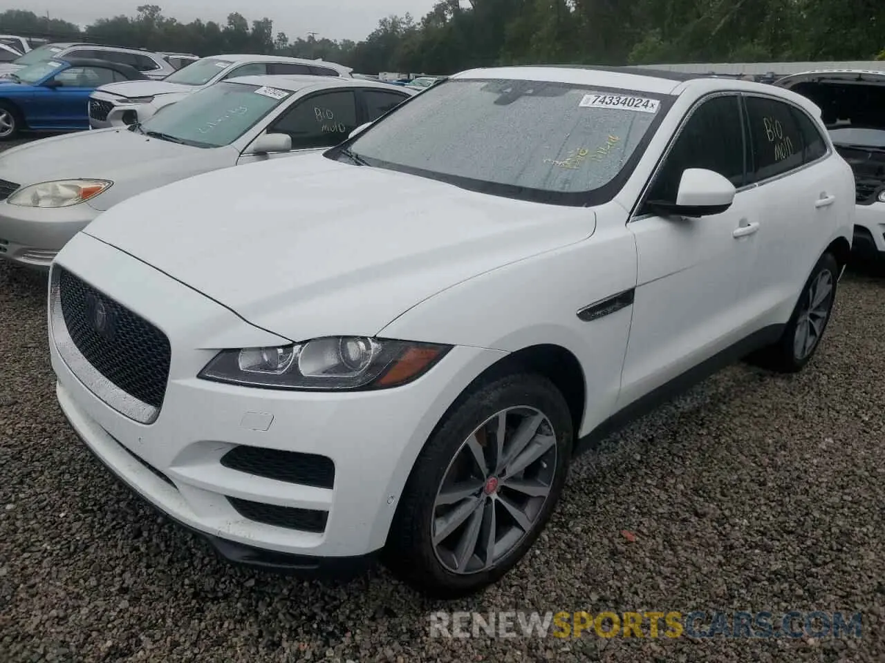 1 Фотография поврежденного автомобиля SADCK2GX7KA398511 JAGUAR F-PACE 2019