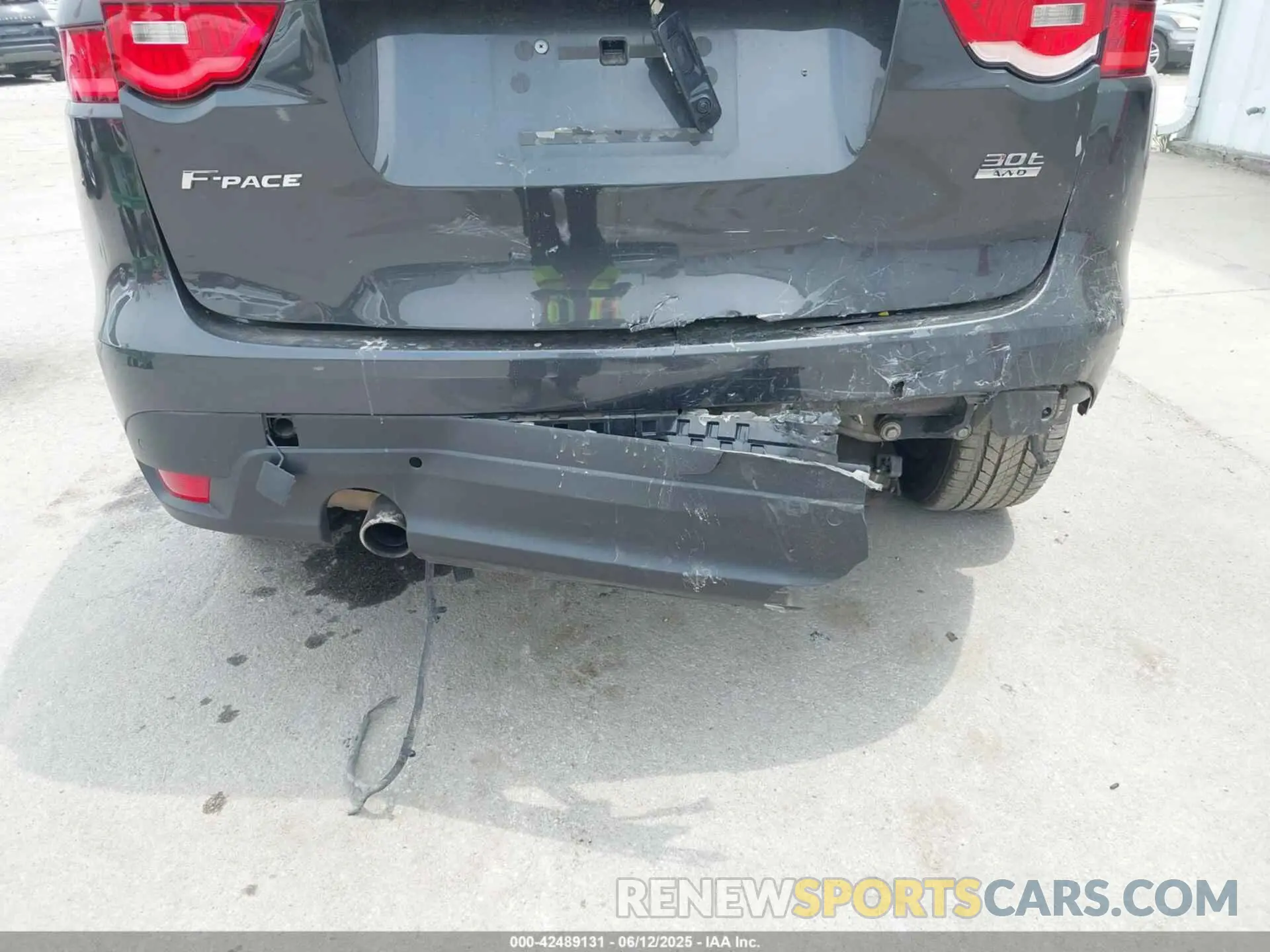 6 Фотография поврежденного автомобиля SADCL2GX3KA600791 JAGUAR F-PACE 2019
