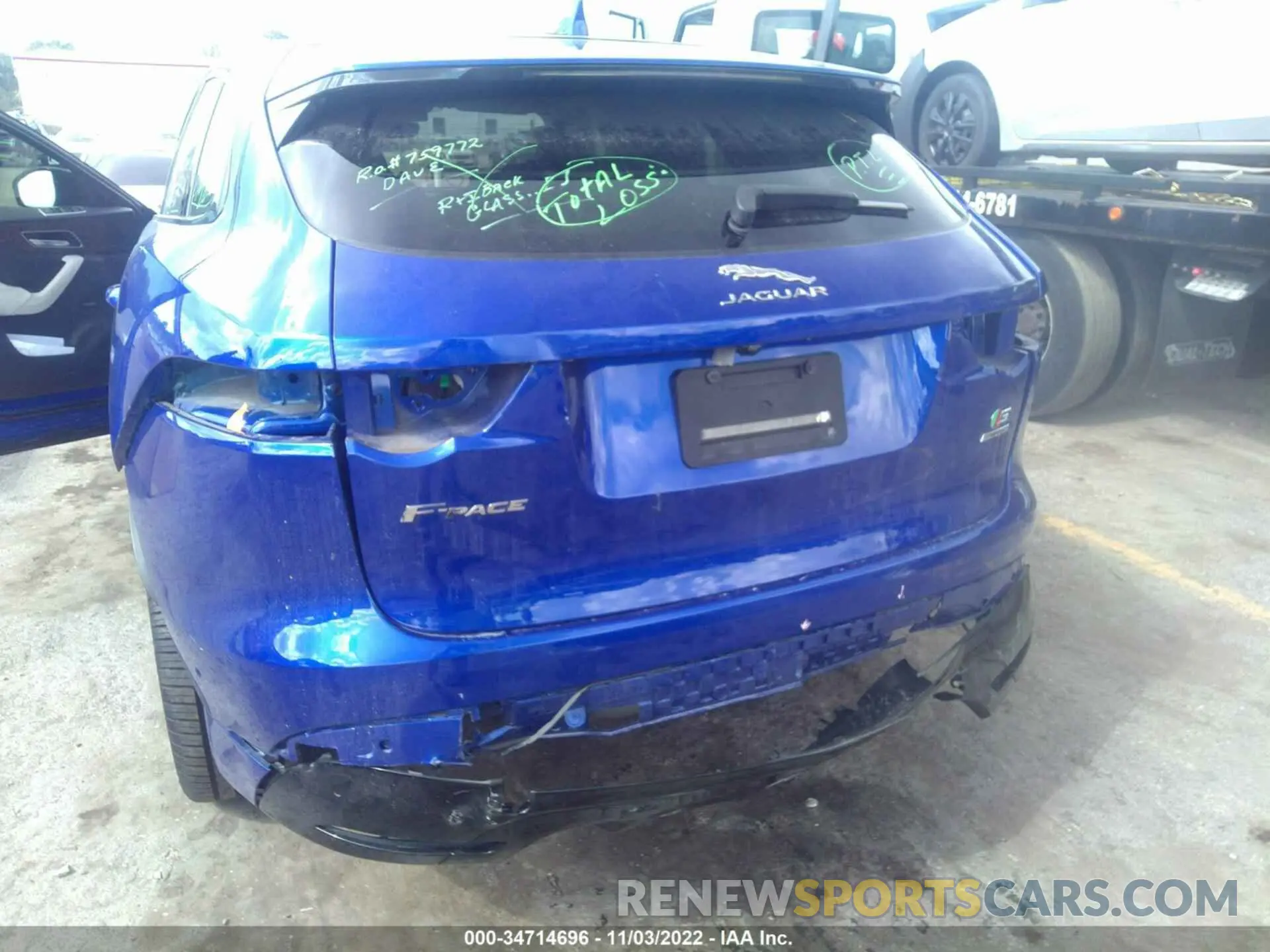 6 Photograph of a damaged car SADCM2FV0KA394021 JAGUAR F-PACE 2019