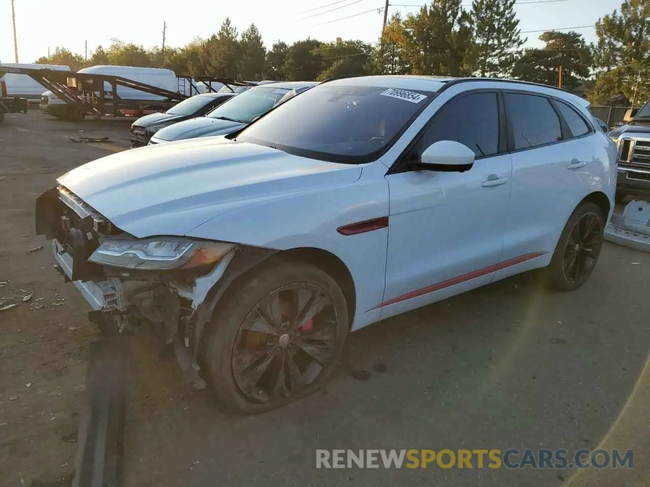 1 Фотография поврежденного автомобиля SADCM2FV2KA357519 JAGUAR F-PACE 2019