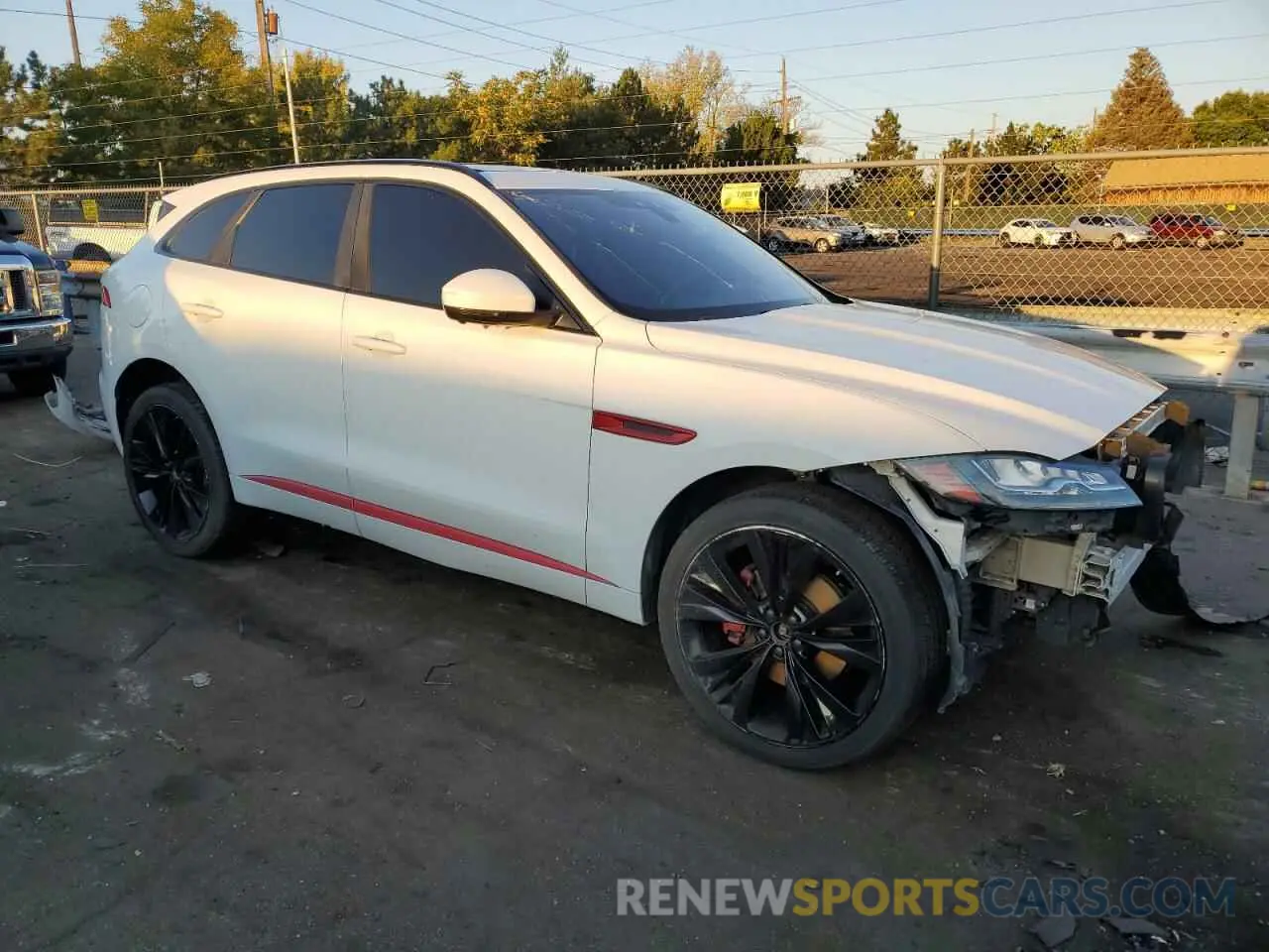 4 Фотография поврежденного автомобиля SADCM2FV2KA357519 JAGUAR F-PACE 2019