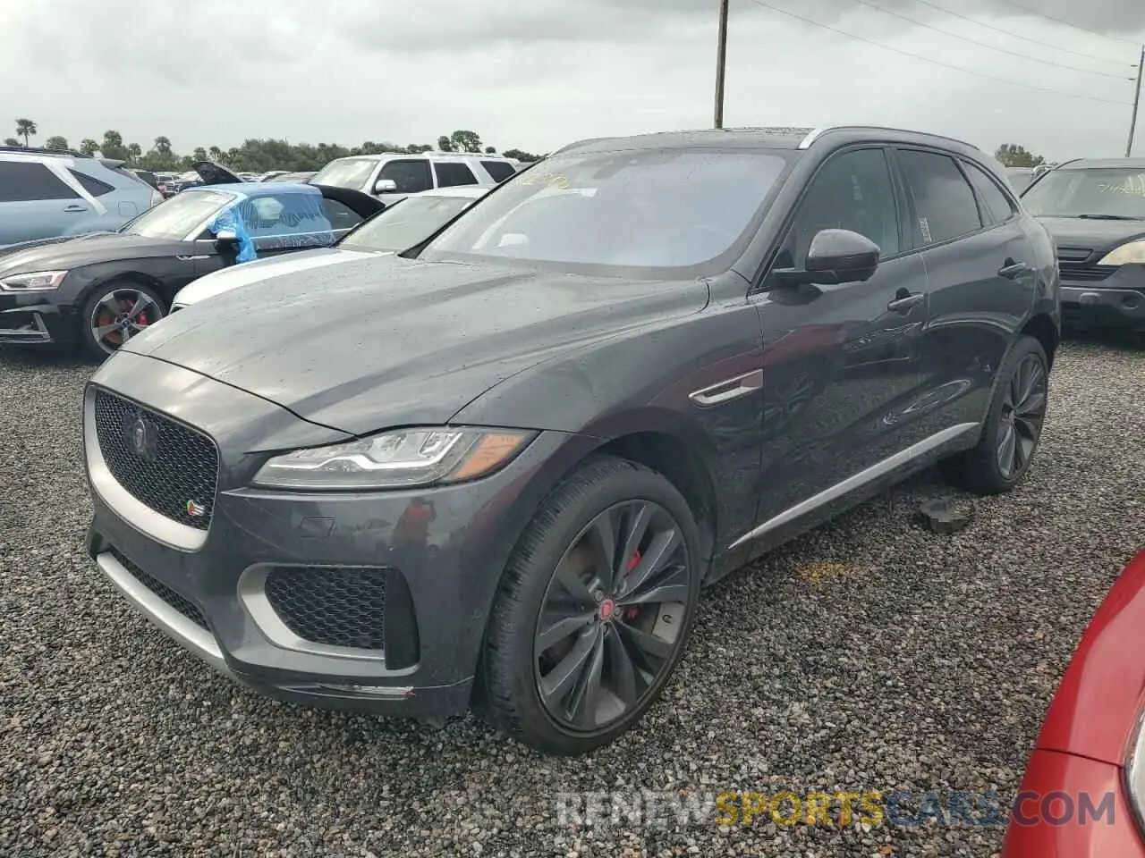1 Photograph of a damaged car SADCM2FV5KA358051 JAGUAR F-PACE 2019