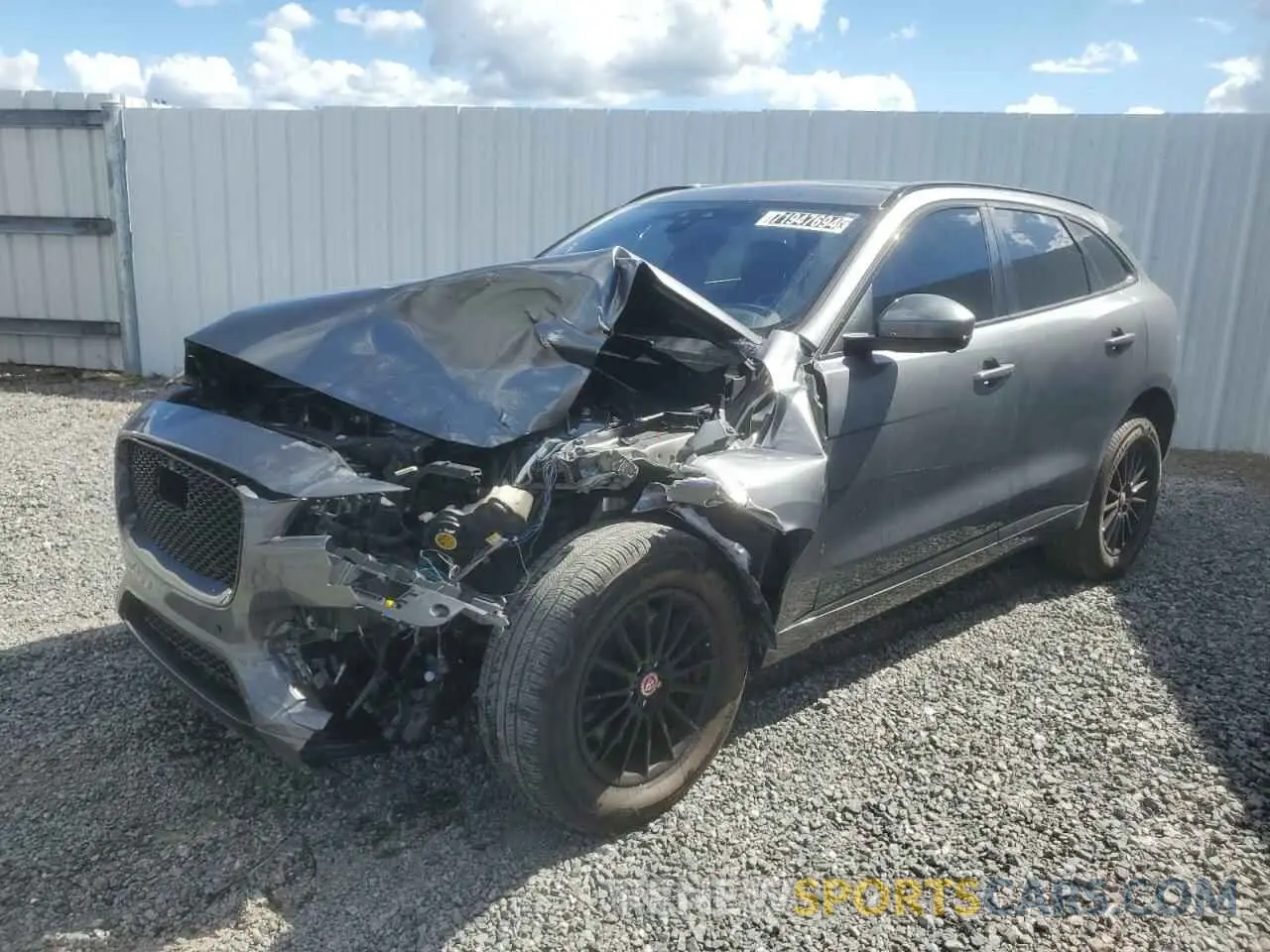 1 Фотография поврежденного автомобиля SADCM2FV5KA396329 JAGUAR F-PACE 2019
