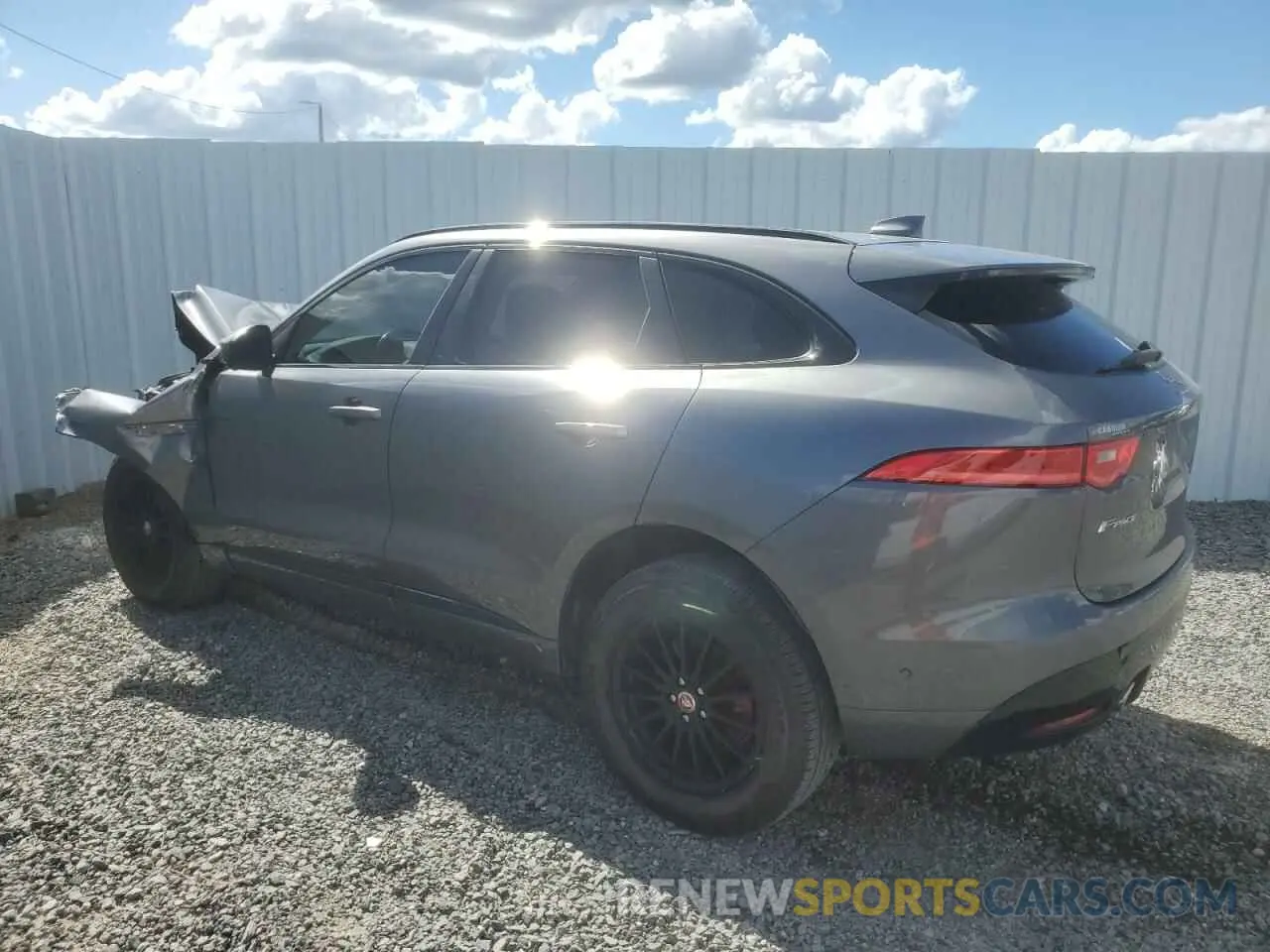2 Фотография поврежденного автомобиля SADCM2FV5KA396329 JAGUAR F-PACE 2019
