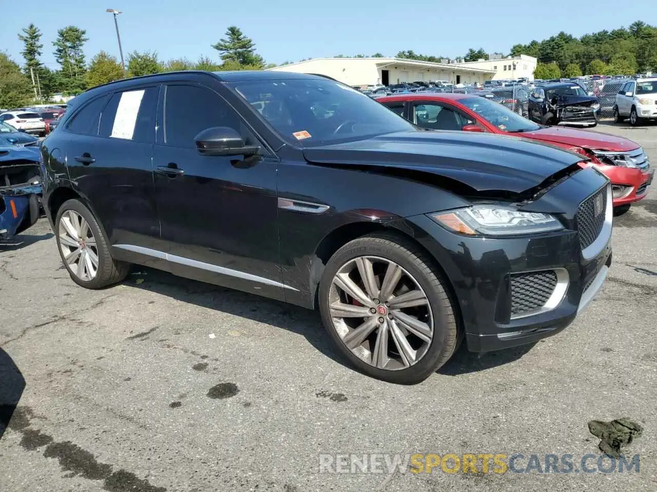 4 Фотография поврежденного автомобиля SADCM2FV8KA609726 JAGUAR F-PACE 2019