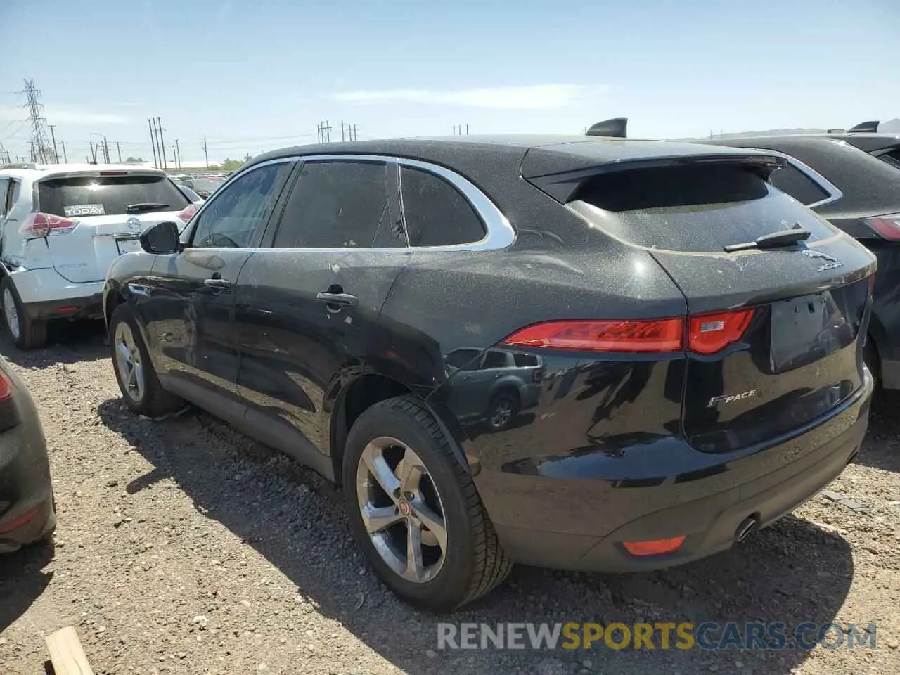 2 Фотография поврежденного автомобиля SADCS2FX9KA601836 JAGUAR F-PACE 2019