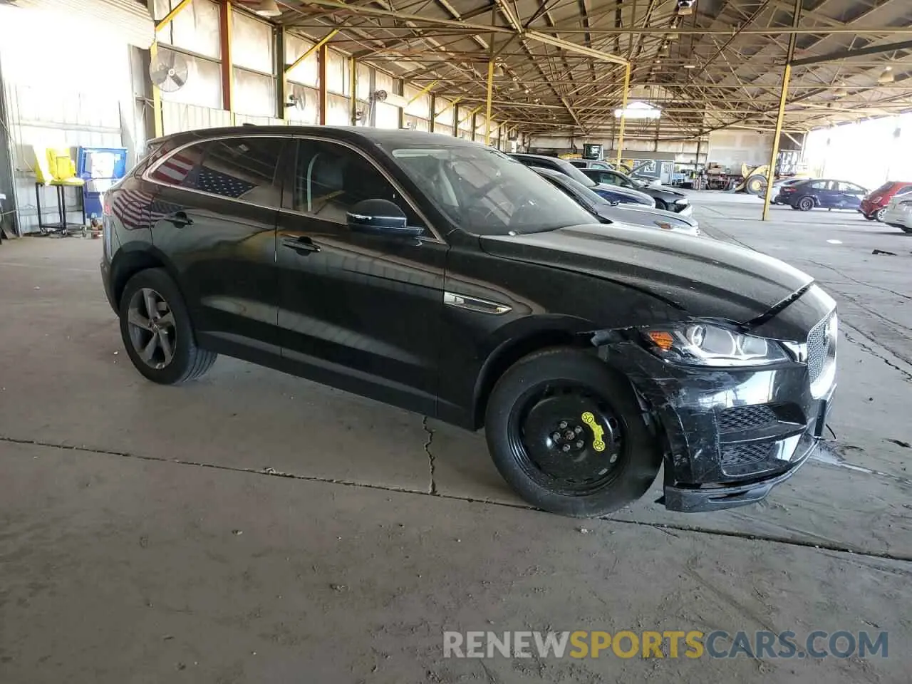 4 Фотография поврежденного автомобиля SADCS2FX9KA601836 JAGUAR F-PACE 2019